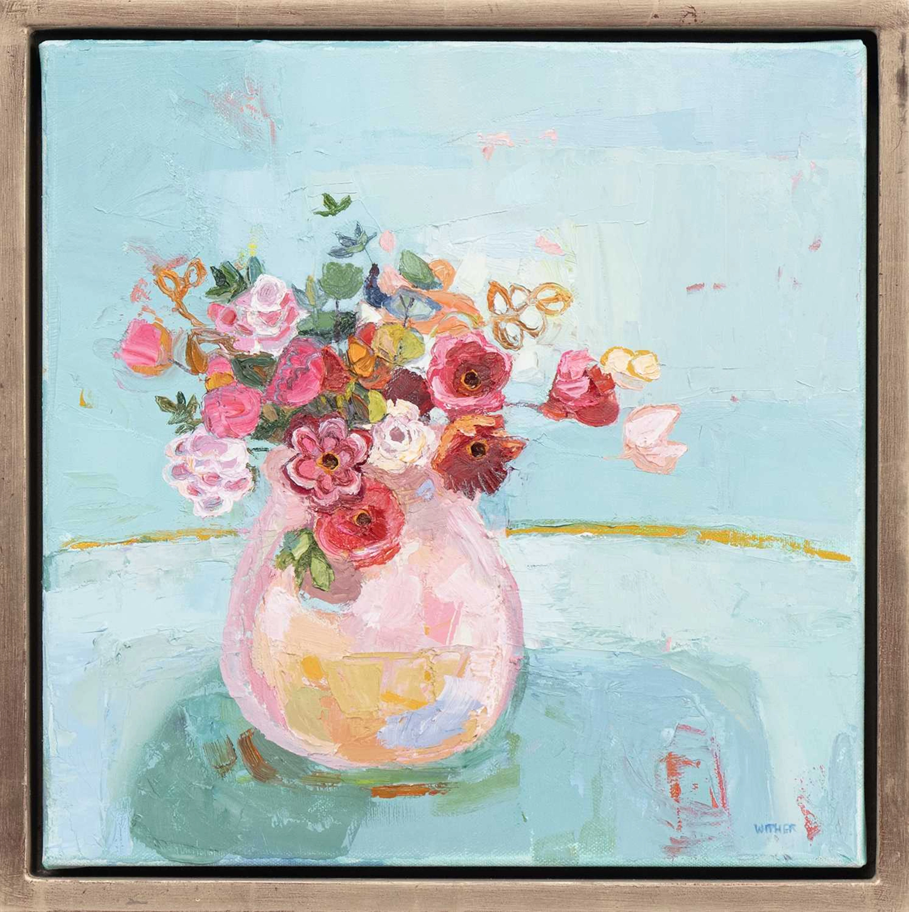 * KIRSTY WITHER (SCOTTISH b. 1968) A HAPPY THRONG