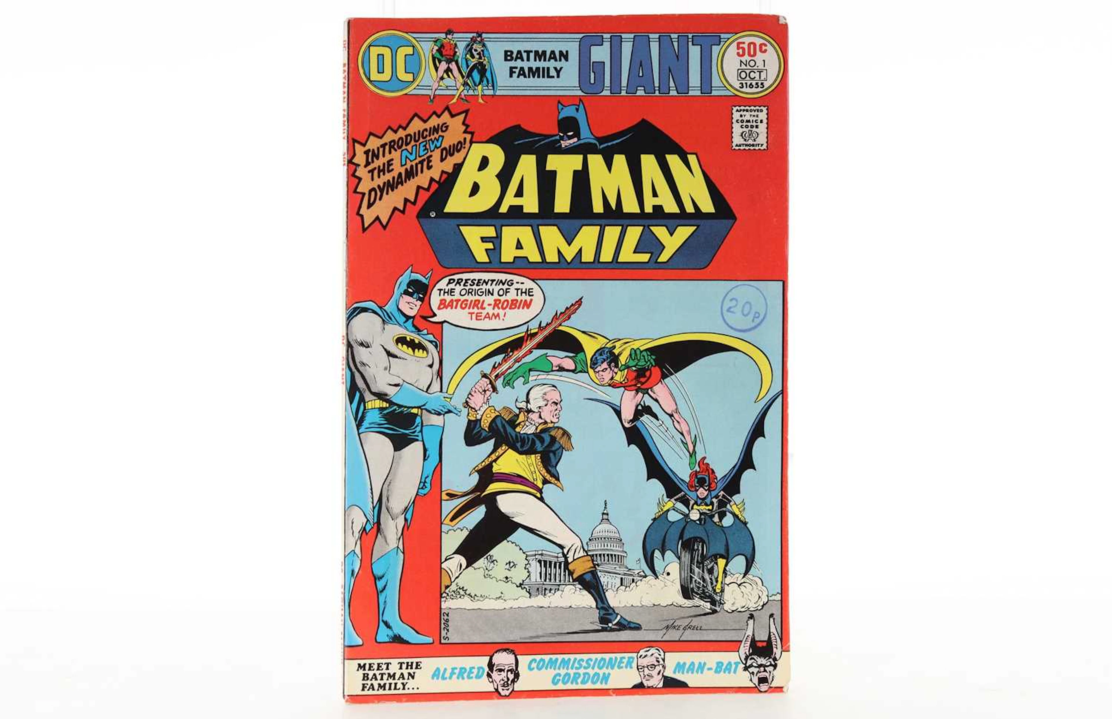 DC COMICS BATMAN FAMILY COMPLETE RUN, ISSUES 1-20 1975-1978