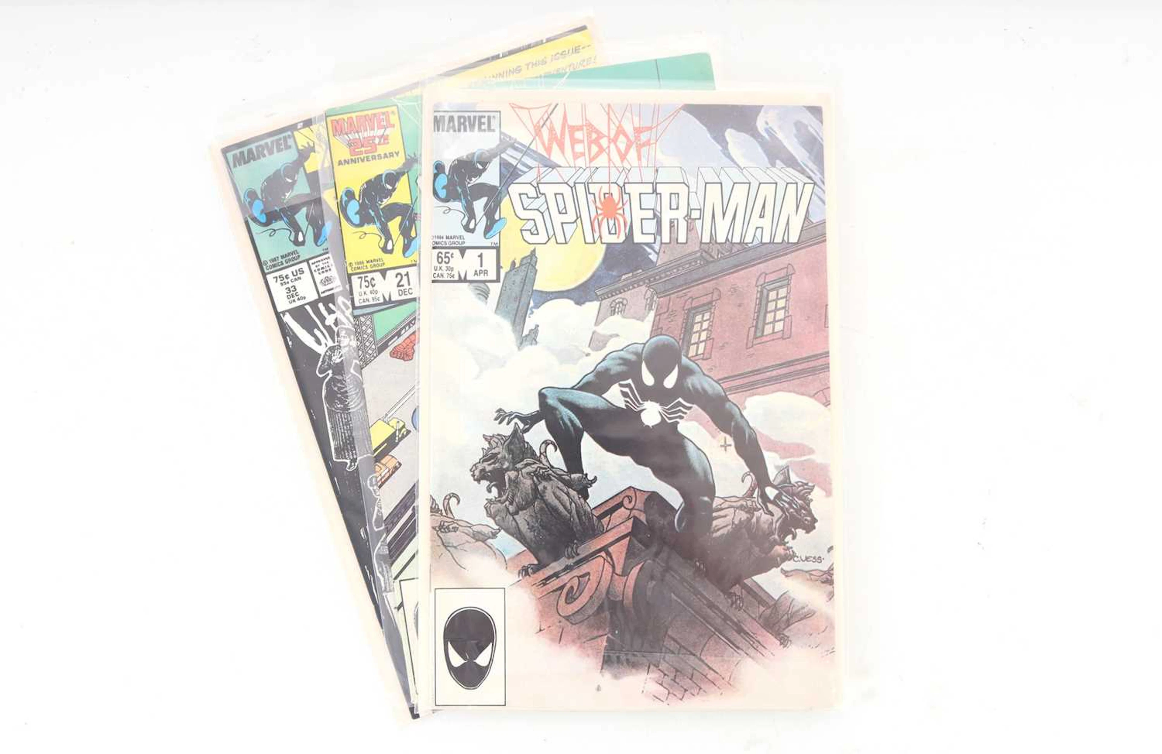 MARVEL- WEB OF SPIDER-MAN, COLLECTION OF EARLY ISSUES 1985-1992