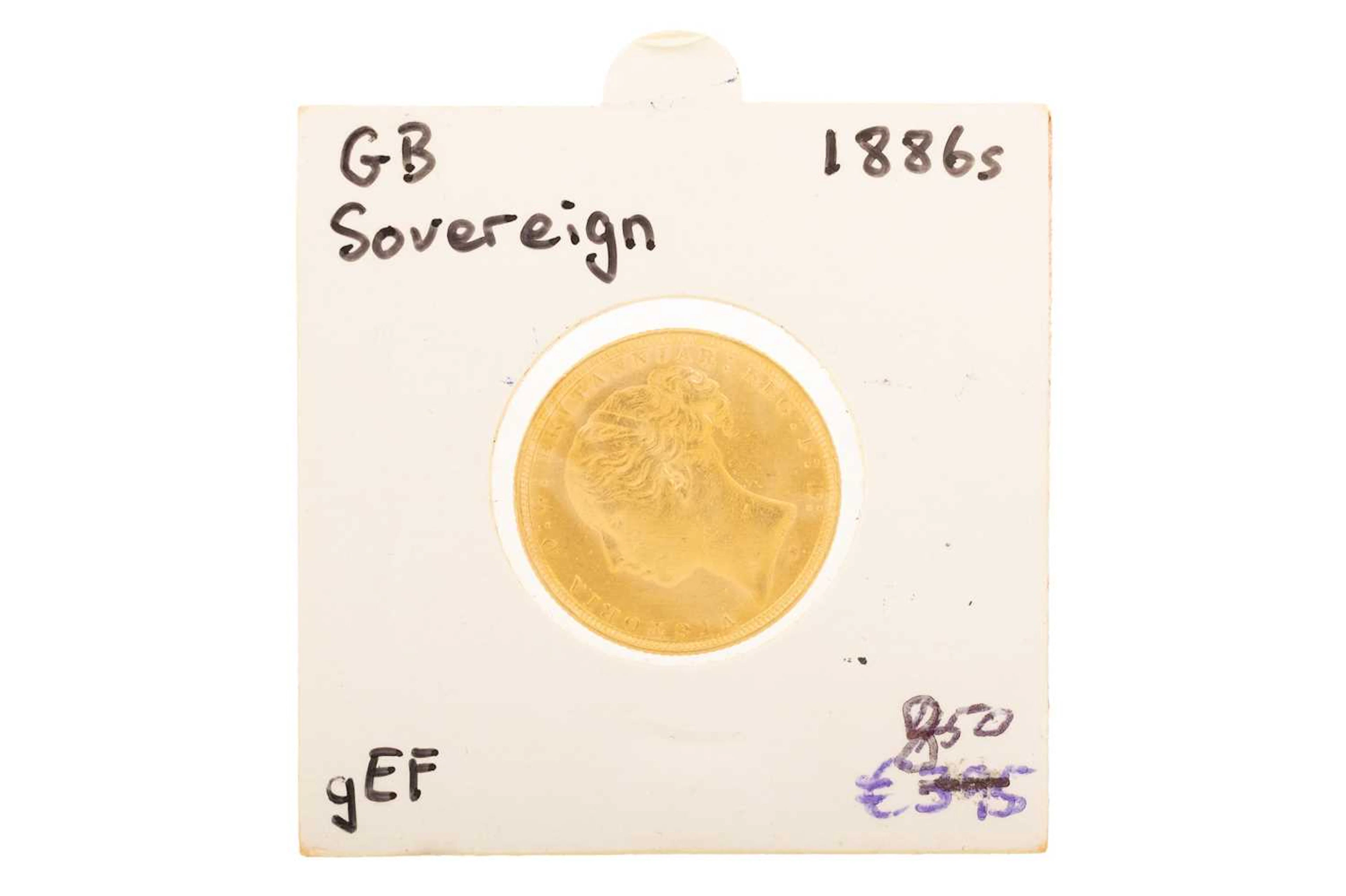 VICTORIA GOLD SOVEREIGN 1886