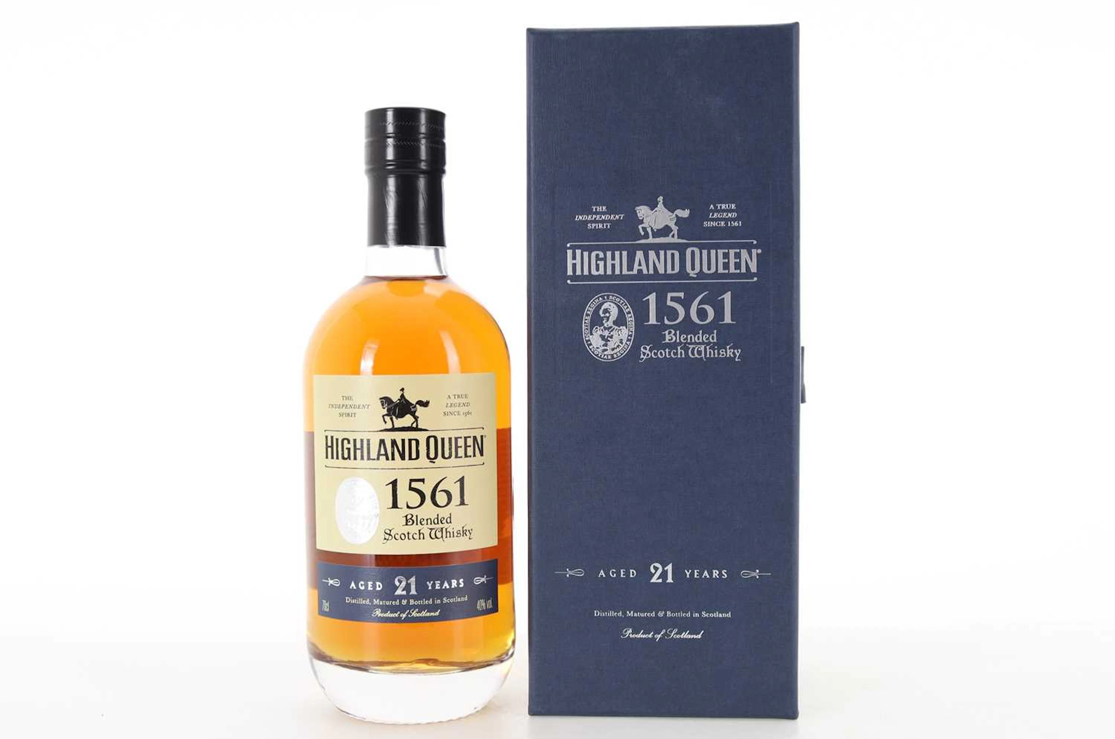 HIGHLAND QUEEN 21 YEAR OLD BLENDED WHISKY