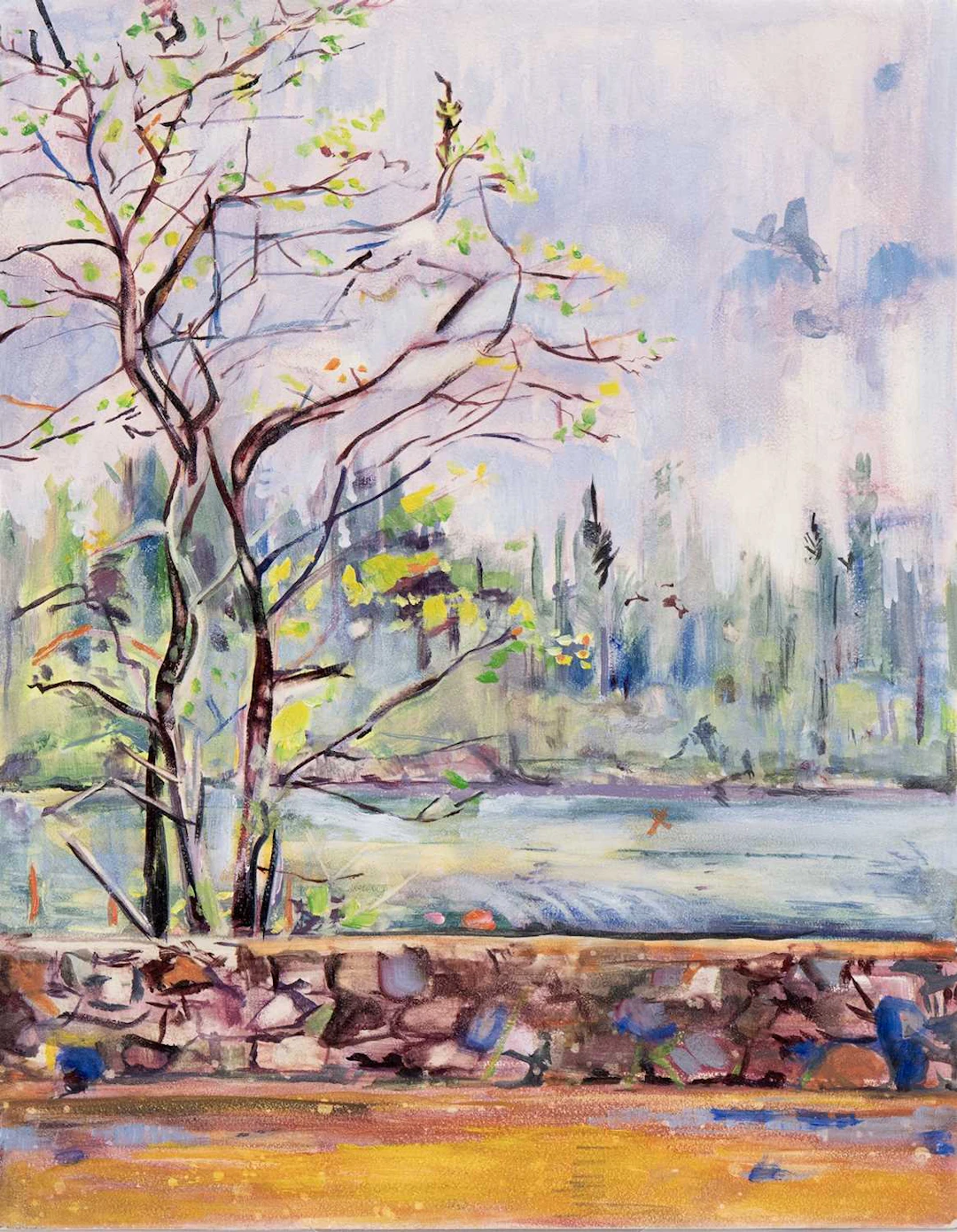 LIBBY WALKER TREE AT LOCH ARD