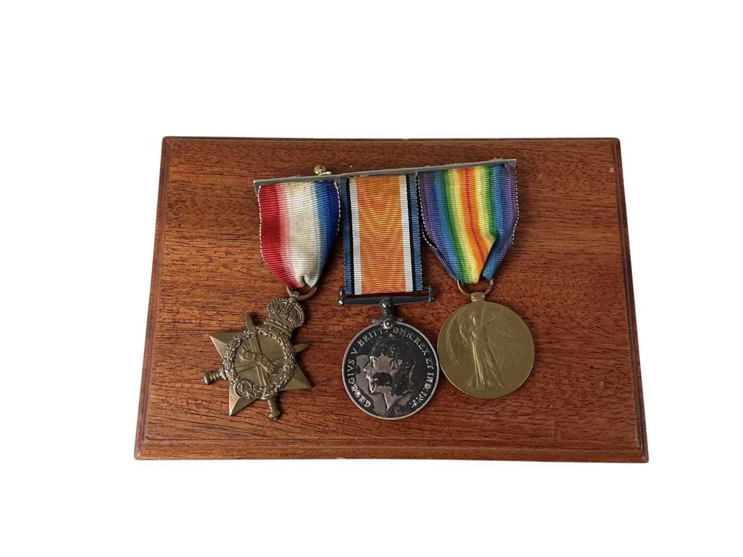 THREE WWI GENERAL SERVICE MEDALS EARLY 20TH CENTURY