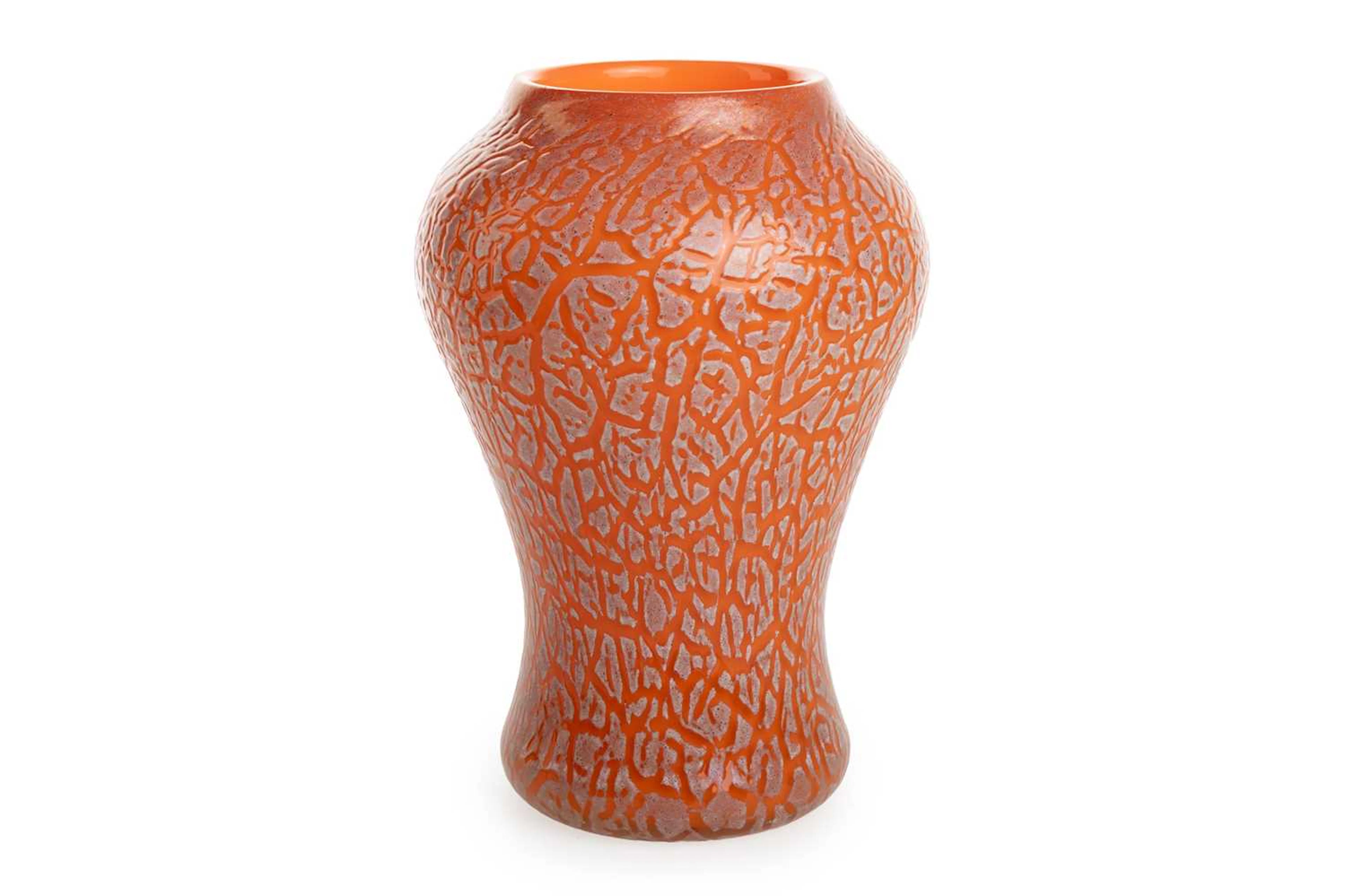 MONART 'CLOISONNE' GLASS VASE EARLY/MID 20TH CENTURY