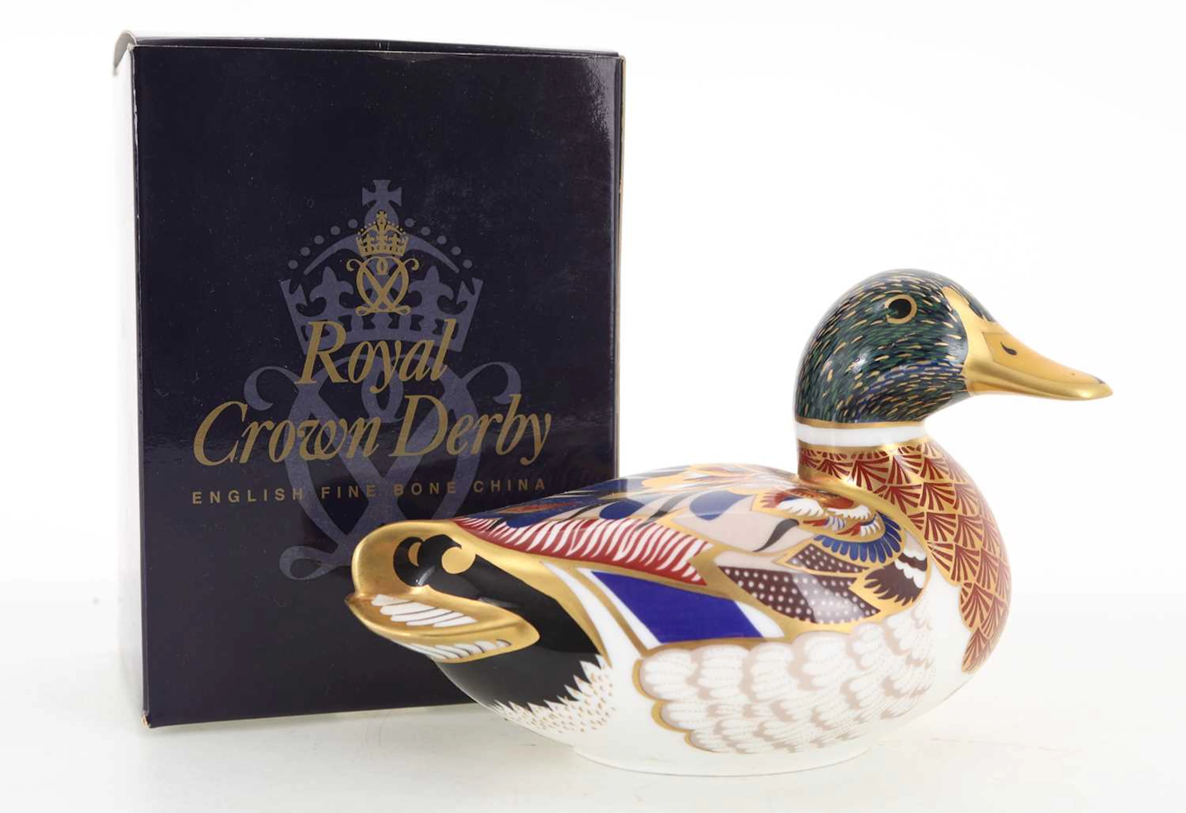 ROYAL CROWN DERBY PAPERWEIGHT LATE 20TH CENTURY