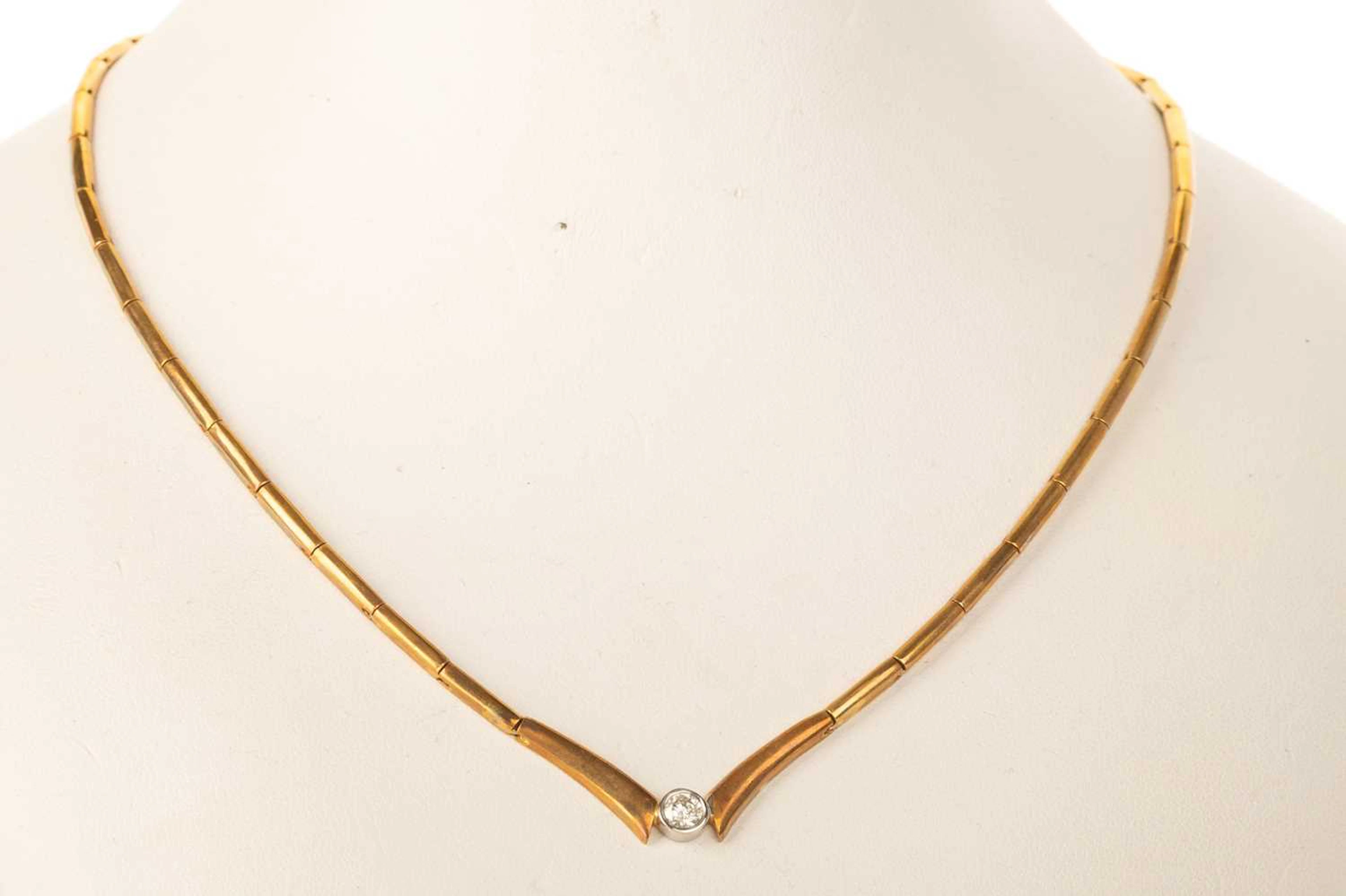 DIAMOND NECKLACE EARLY 21ST CENTURY