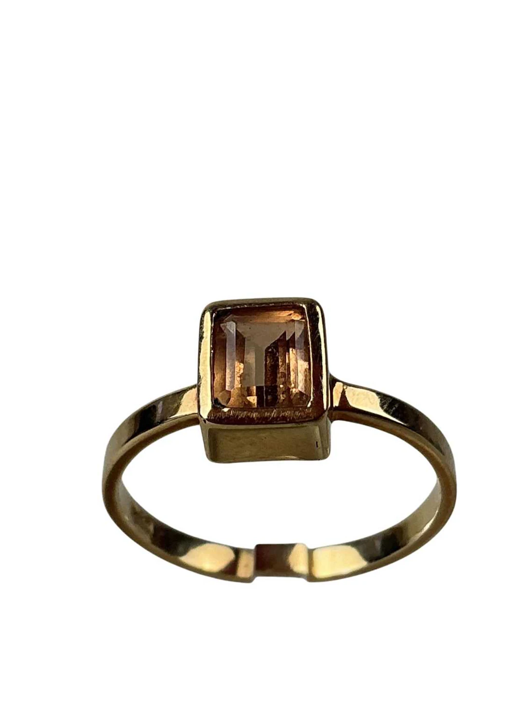 IMPERIAL TOPAZ RING, EARRINGS AND PENDANT LATE 20TH CENTURY
