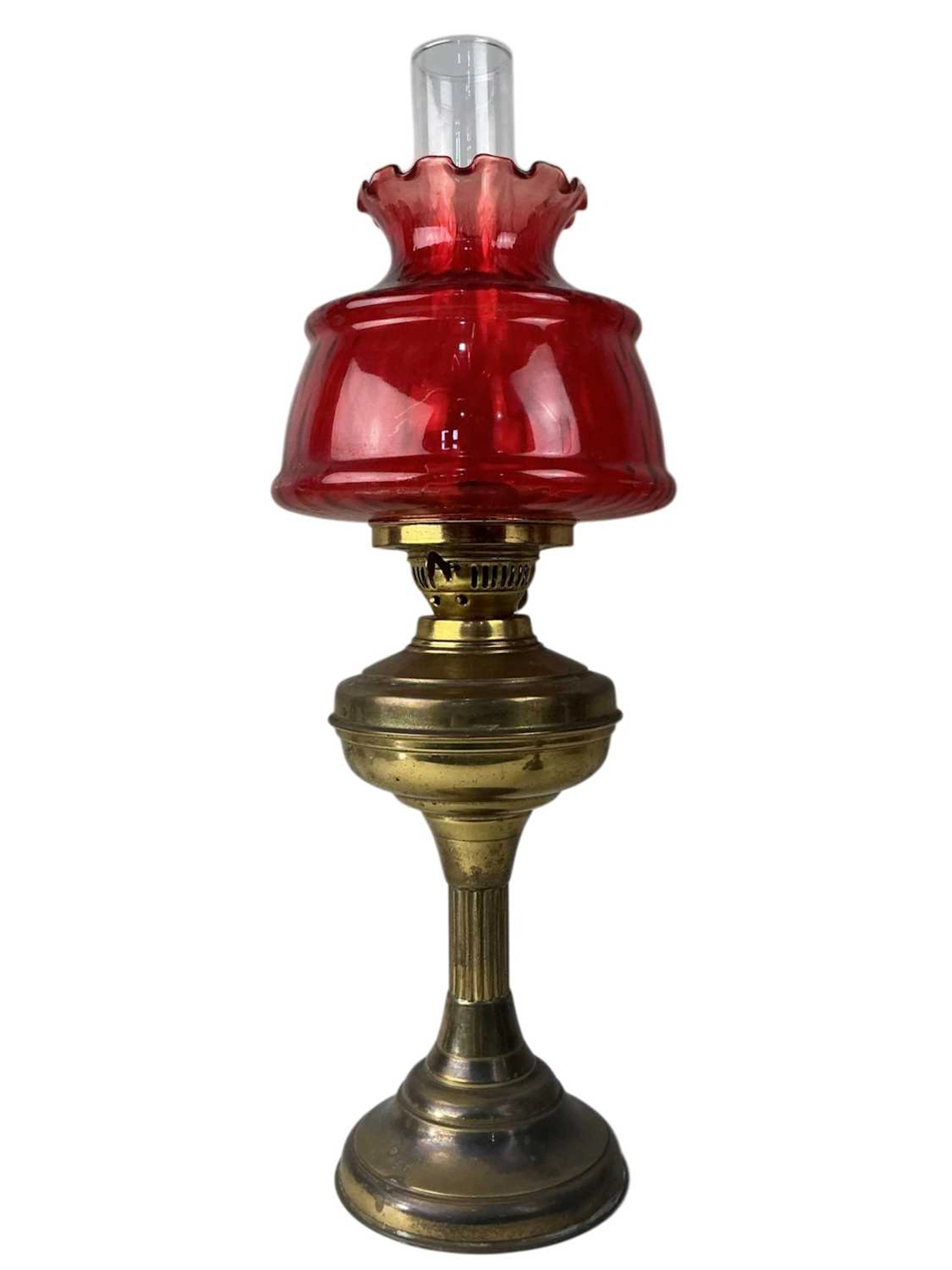 COLLECTION OF OIL LAMPS MID 20TH CENTURY