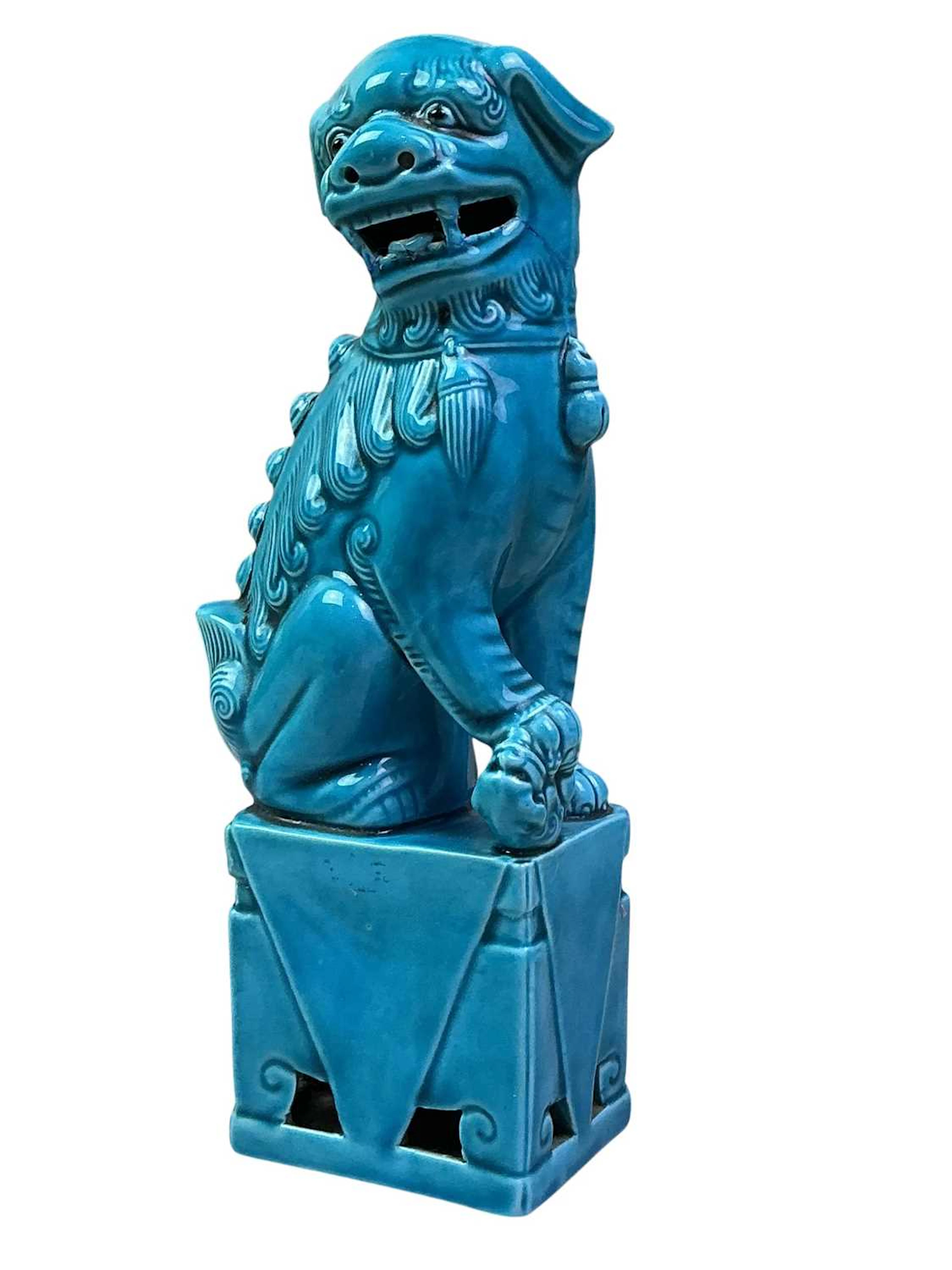 CHINESE FOO DOG ALONG WITH OTHER CERAMICS