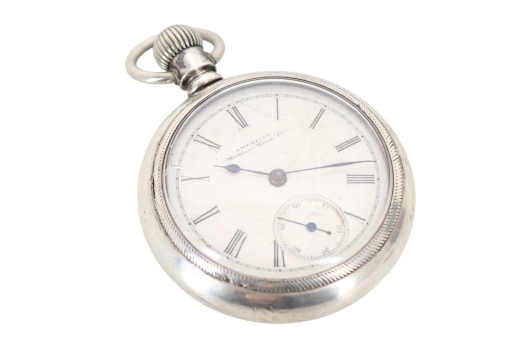 AMERICAN SILVER OPEN FACE POCKET WATCH LATE 19TH/EARLY 20TH CENTURY