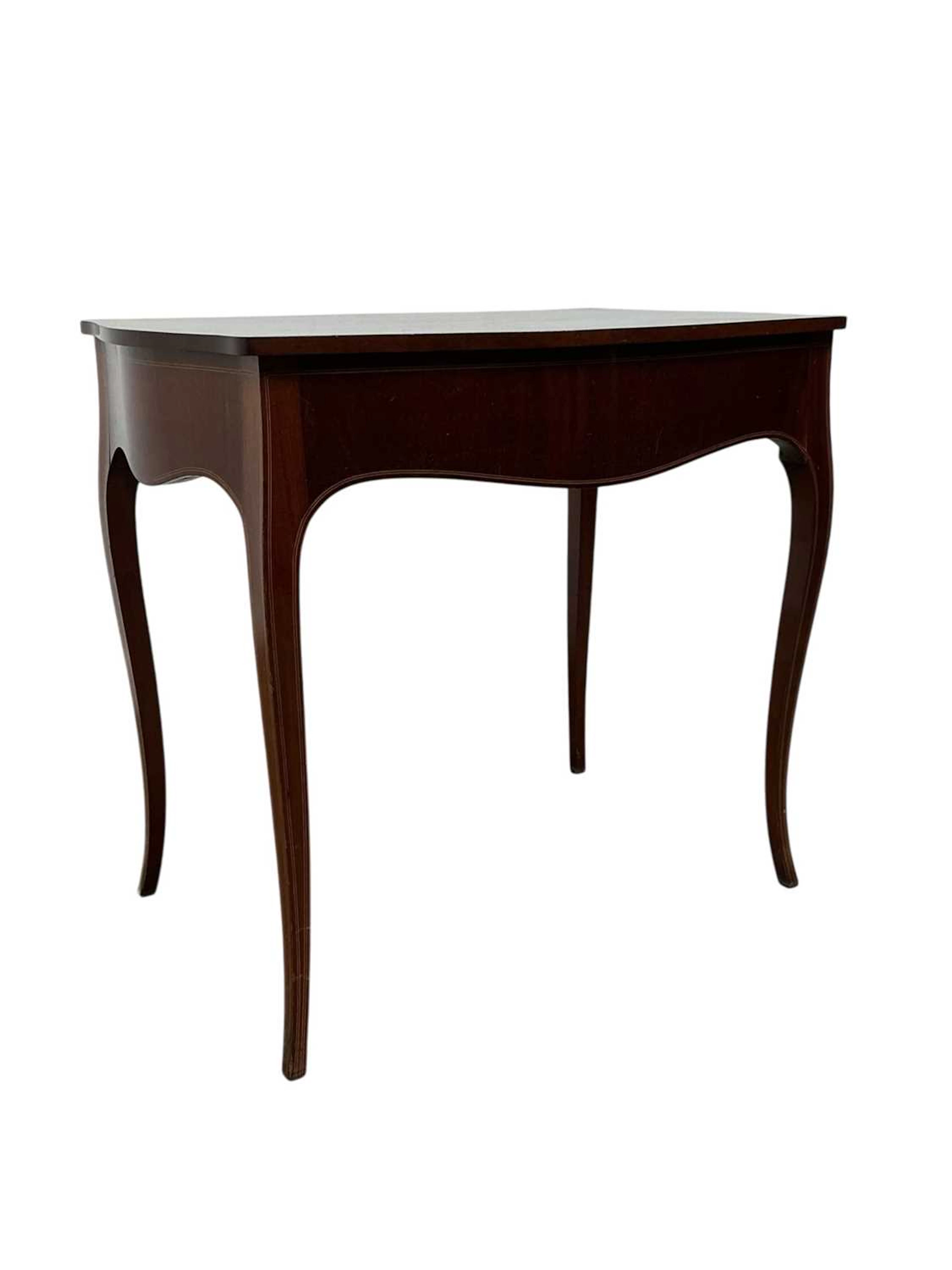EDWARDIAN INLAID MAHOGANY OCCASIONAL TABLE EARLY 20TH CENTURY