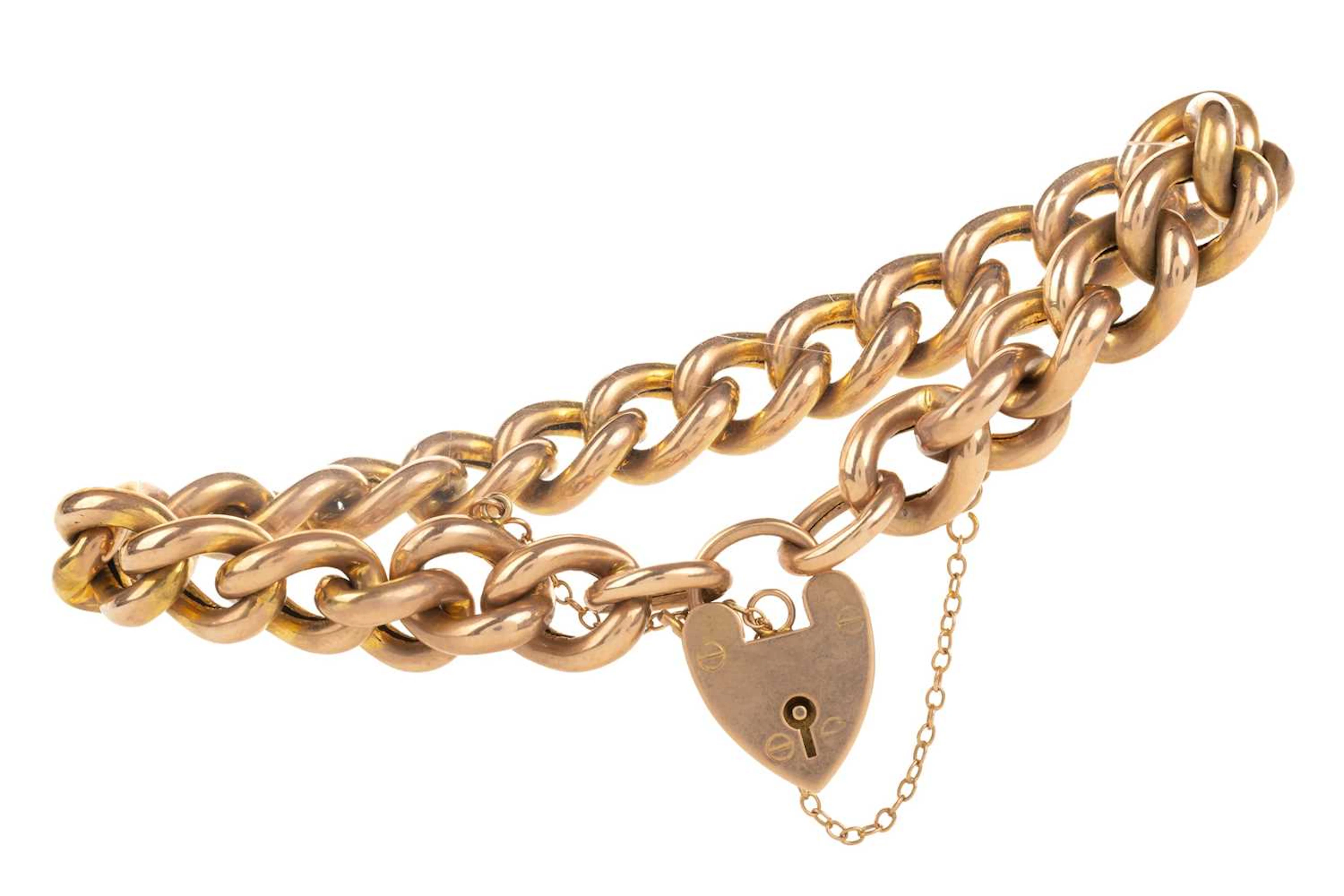 GOLD BRACELET EARLY 20TH CENTURY