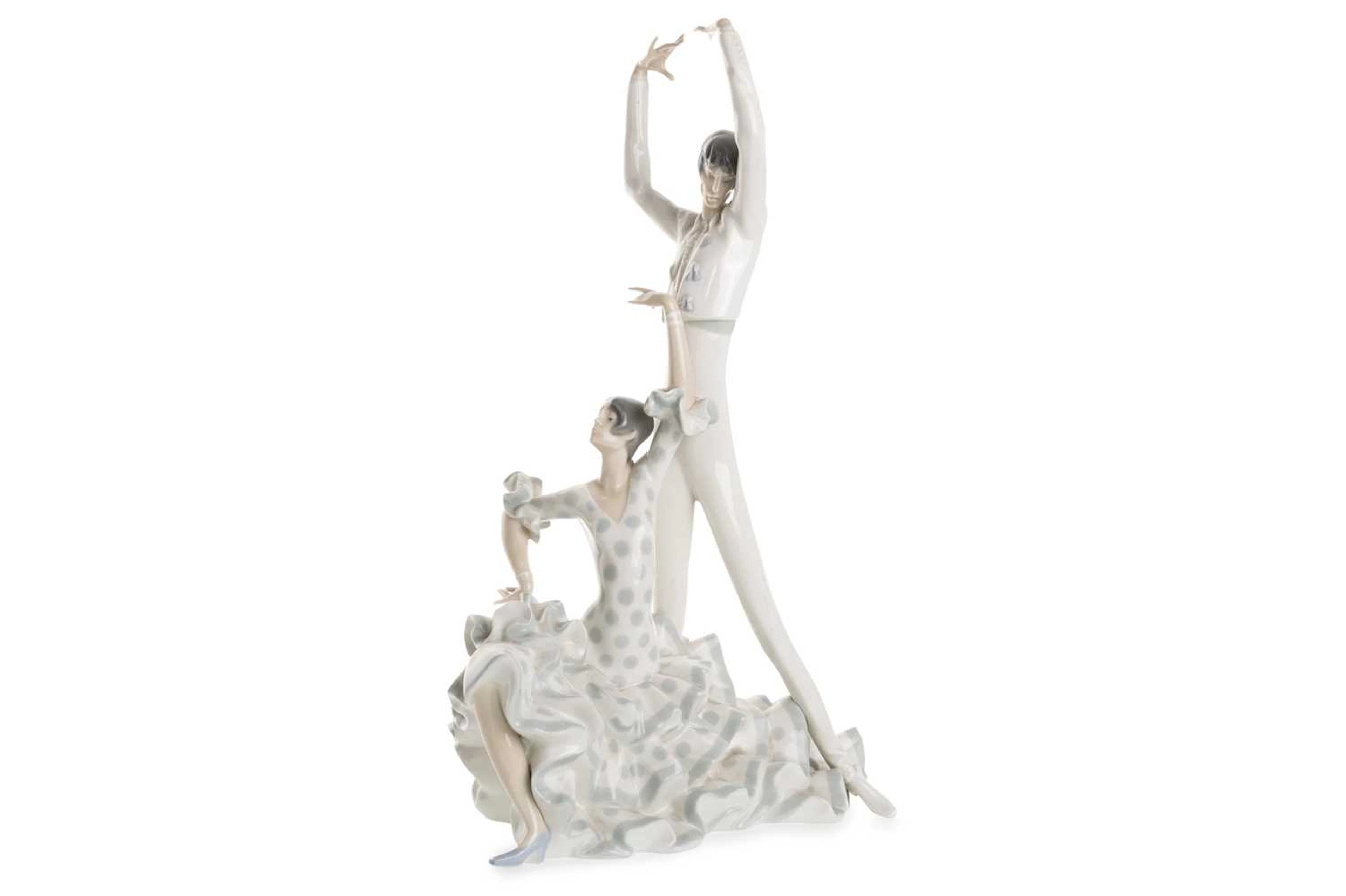 LLADRO FIGURE OF FLAMENCO DANCERS LATE 20TH CENTURY