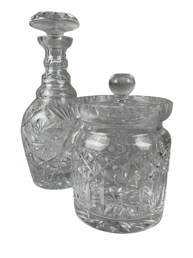 COLLECTION OF CRYSTAL WARES LATE 20TH CENTURY AND LATER