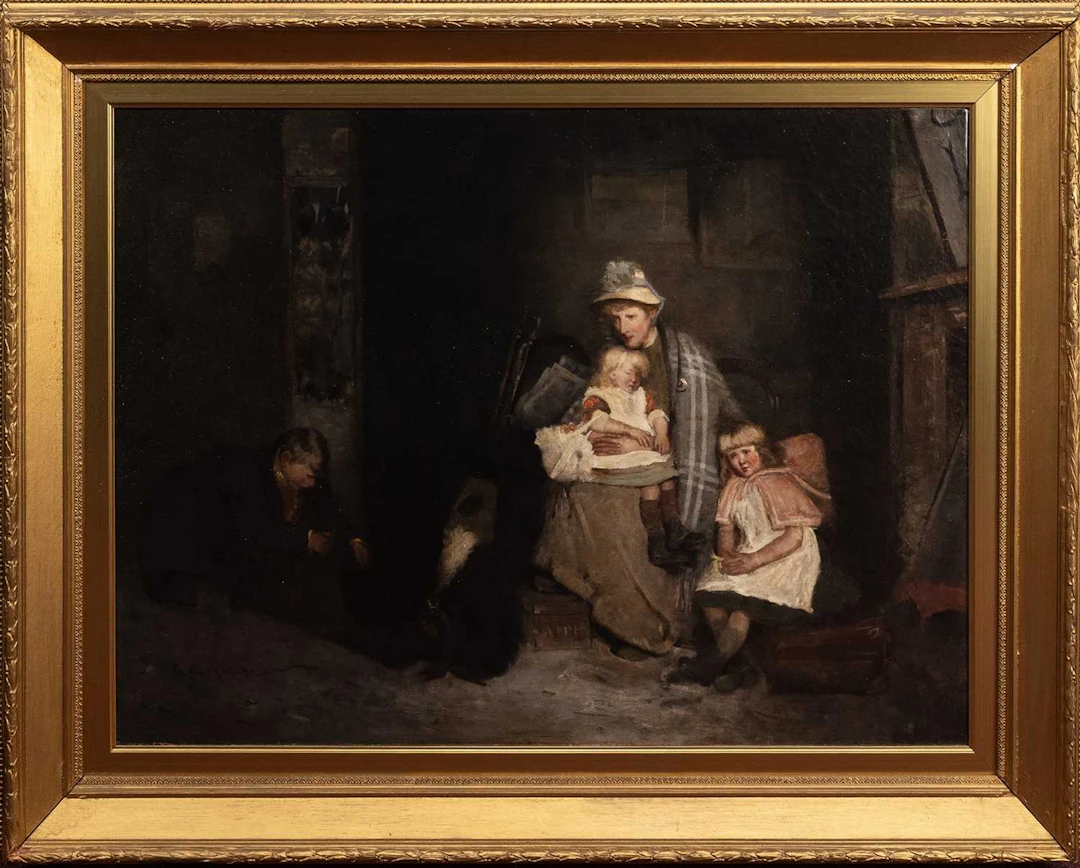 ROBERT GEMMELL HUTCHISON RSA RBA ROI RSW (SCOTTISH 1855 - 1936) CALL TO DUTY