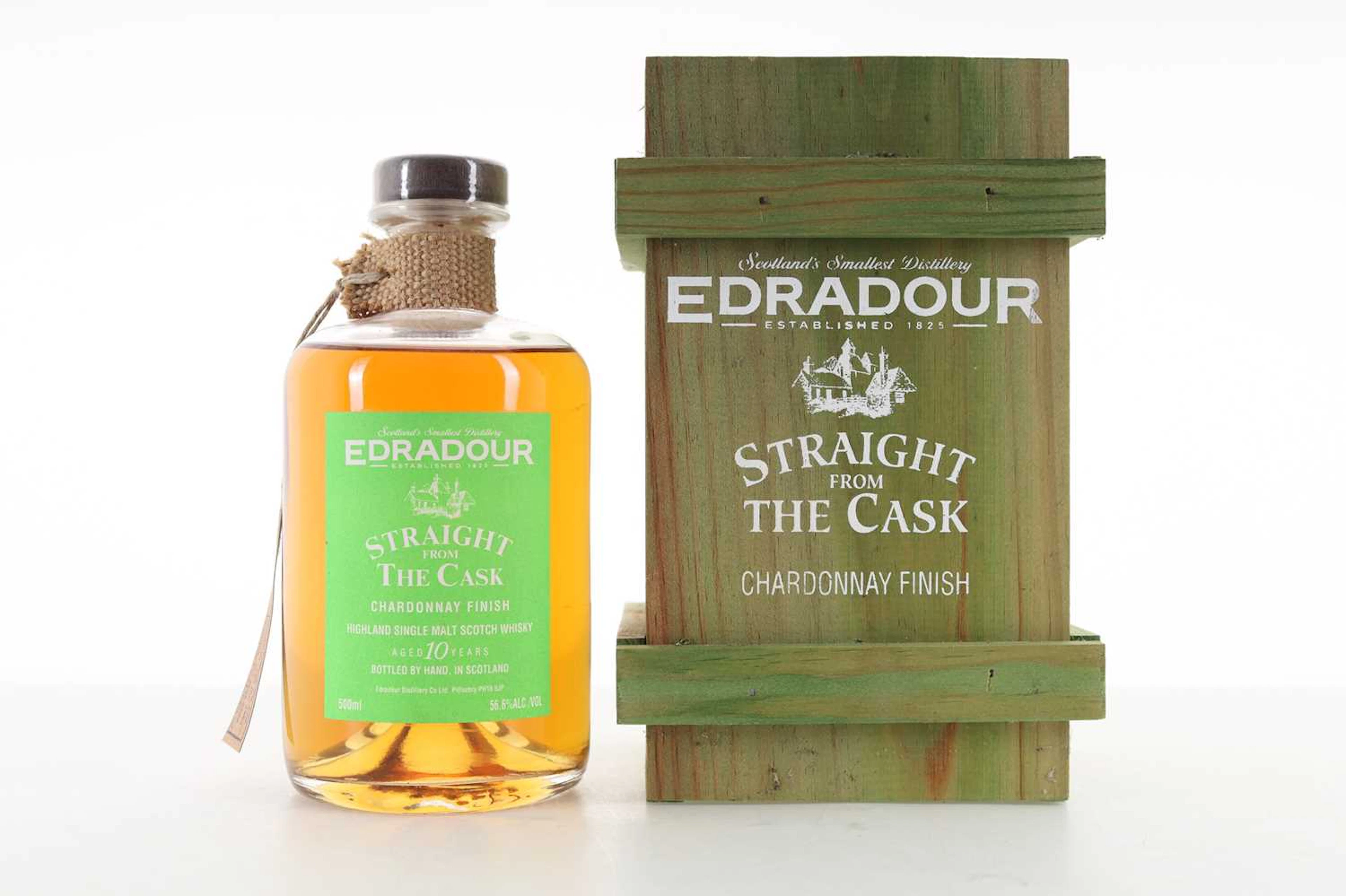 EDRADOUR 1993 10 YEAR OLD STRAIGHT FROM THE CASK CHARDONNAY FINISH
