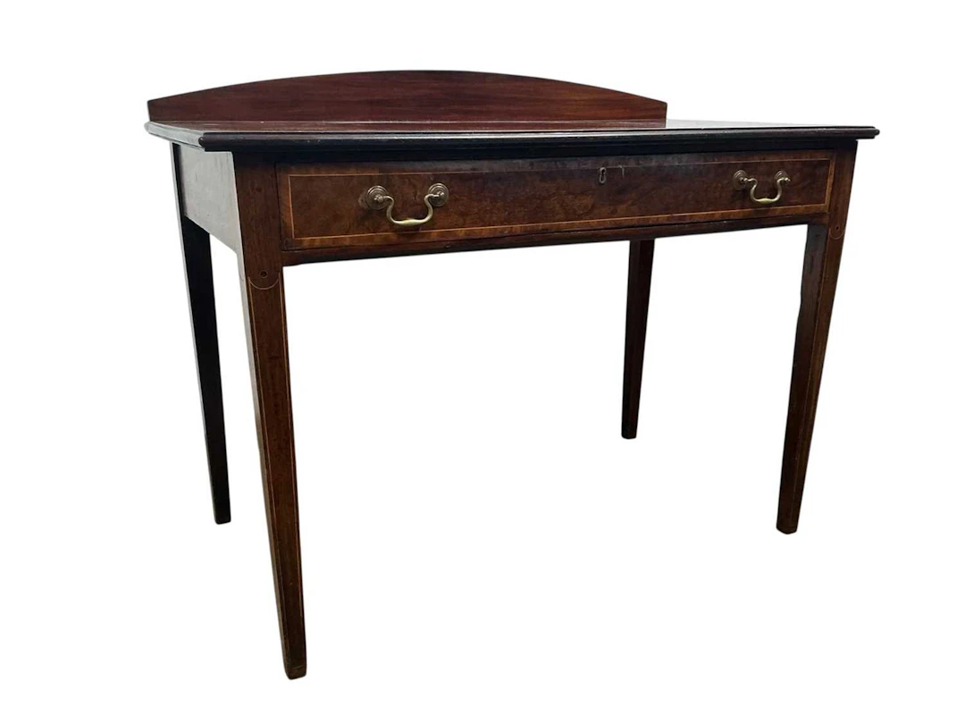EDWARDIAN MAHOGANY INLAID SIDE TABLE EARLY 20TH CENTURY