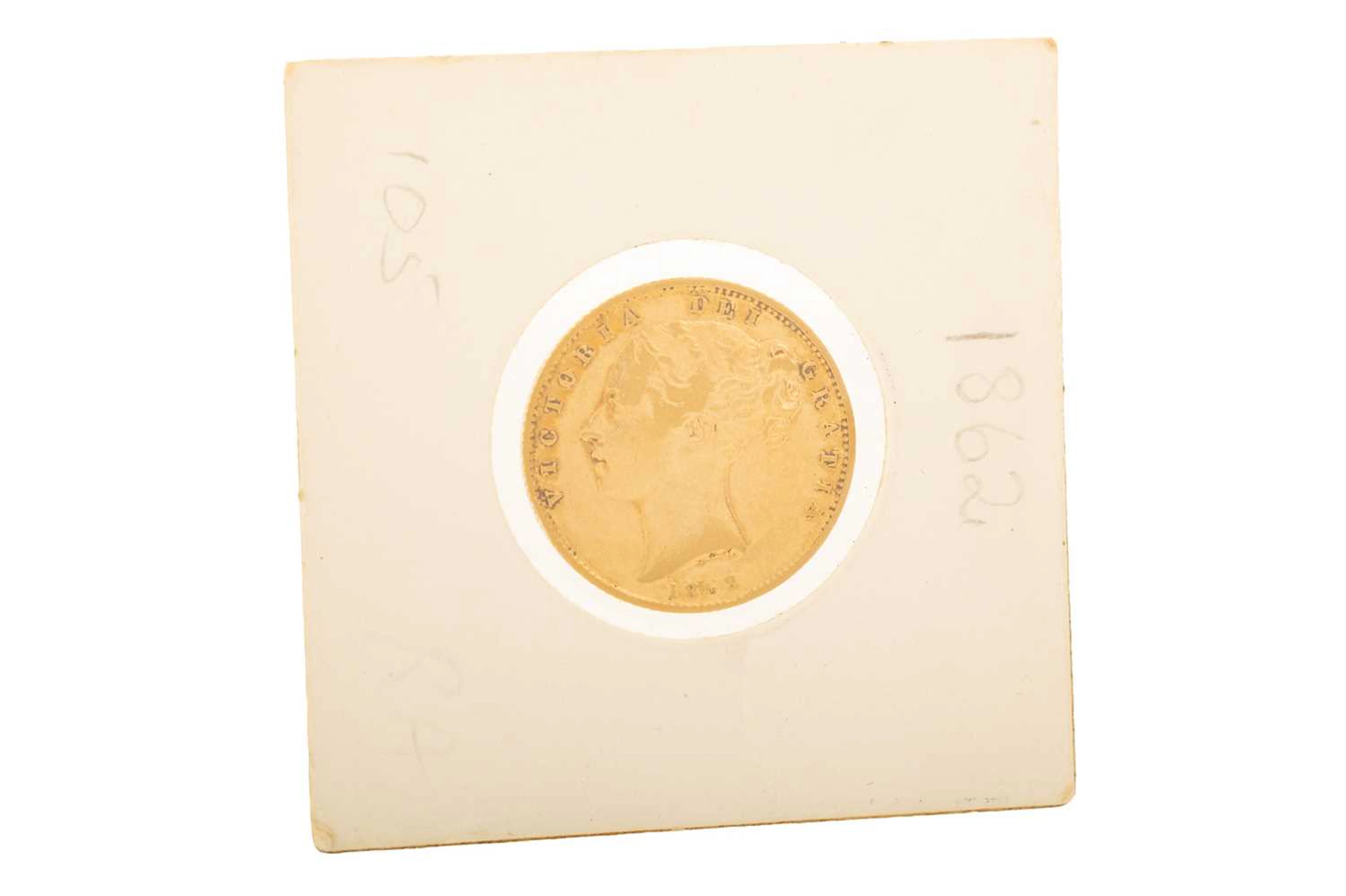 VICTORIA GOLD SOVEREIGN 1862