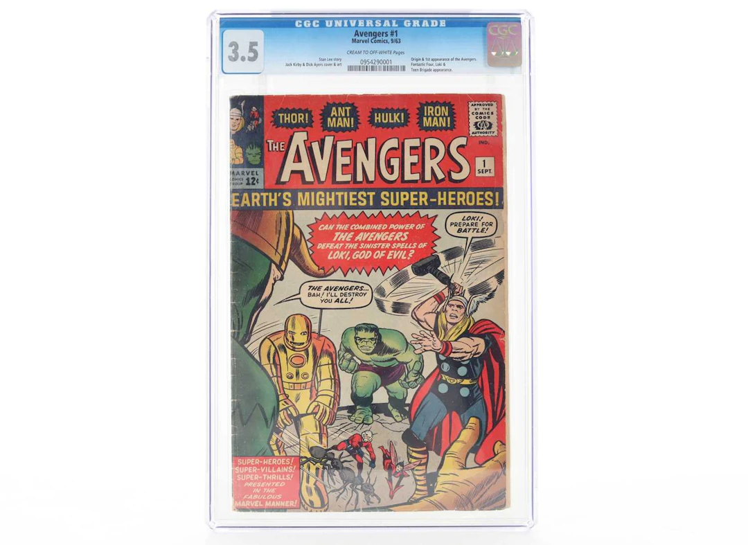 MARVEL- THE AVENGERS #1, CGC 3.5 1963