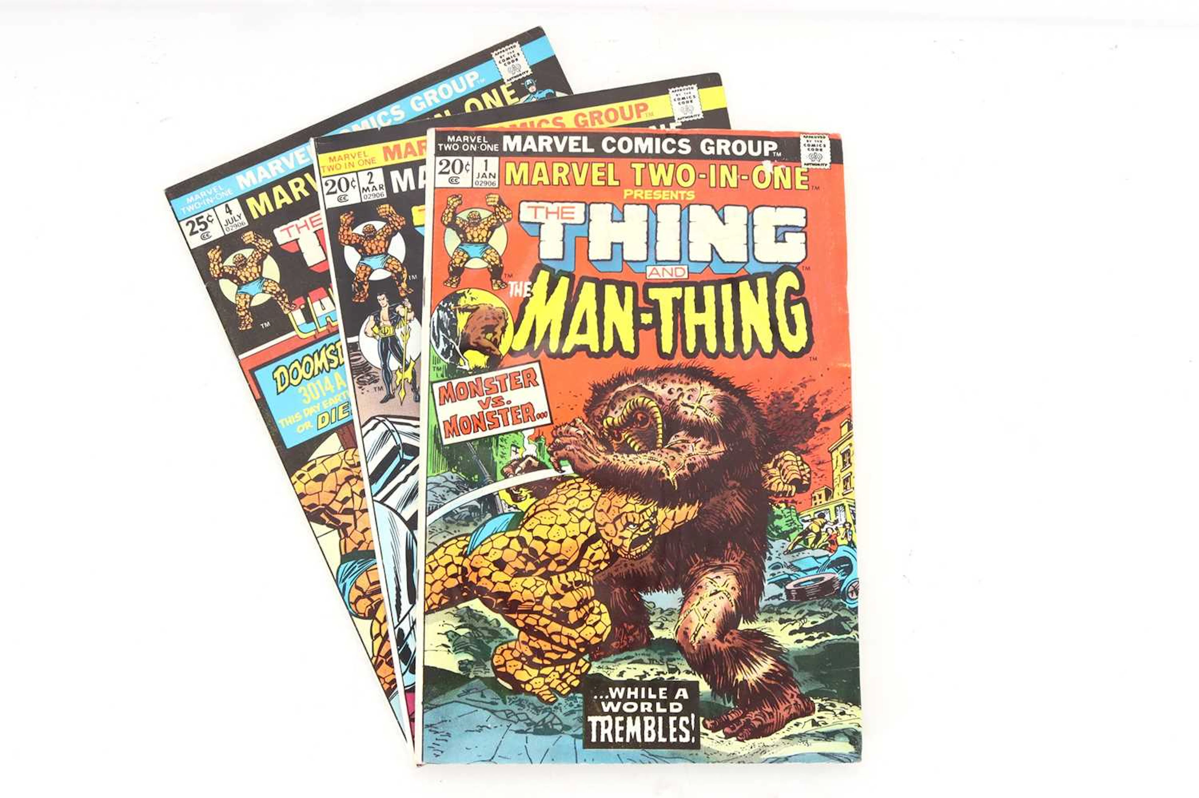 MARVEL TWO-IN-ONE ISSUES 1 TO 100 (MISSING #5) 1974-1983