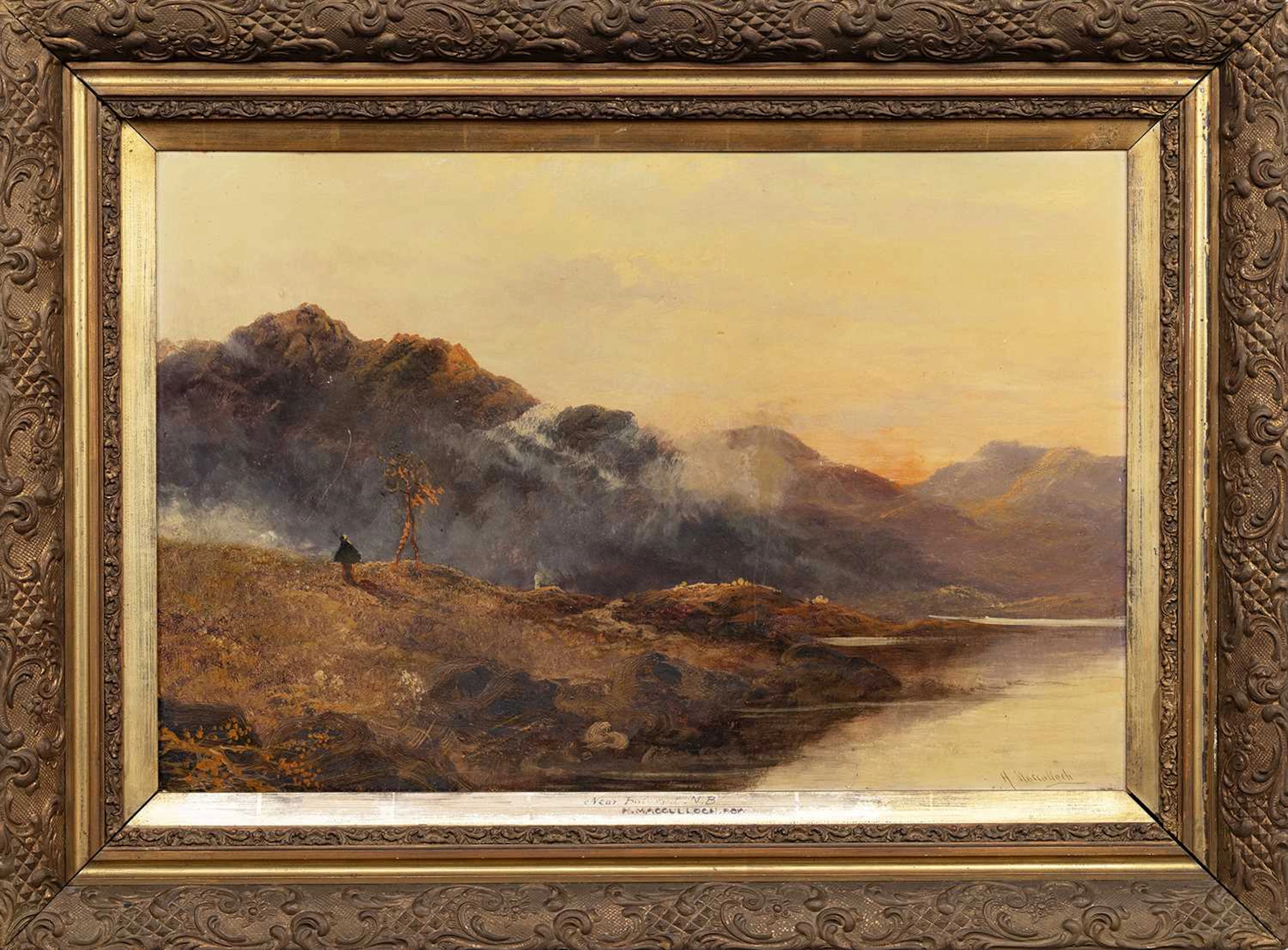 HORATIO MCCULLOCH RSA (SCOTTISH 1805 - 1867) NEAR BALMORAL