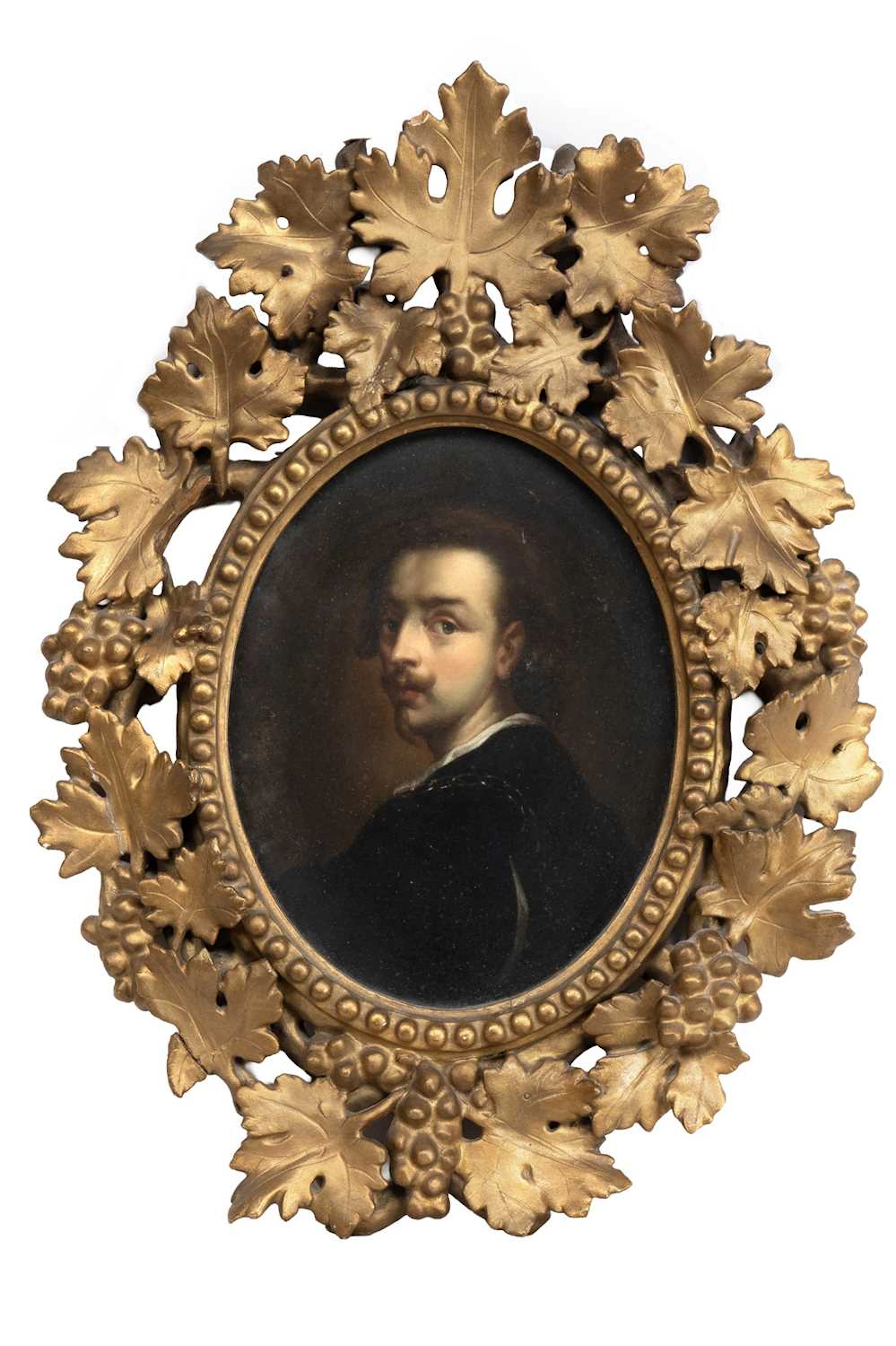 EGISTO MANZUOLI (ITALIAN 19TH CENTURY) PORTRAIT OF ANTHONY VAN DYCK