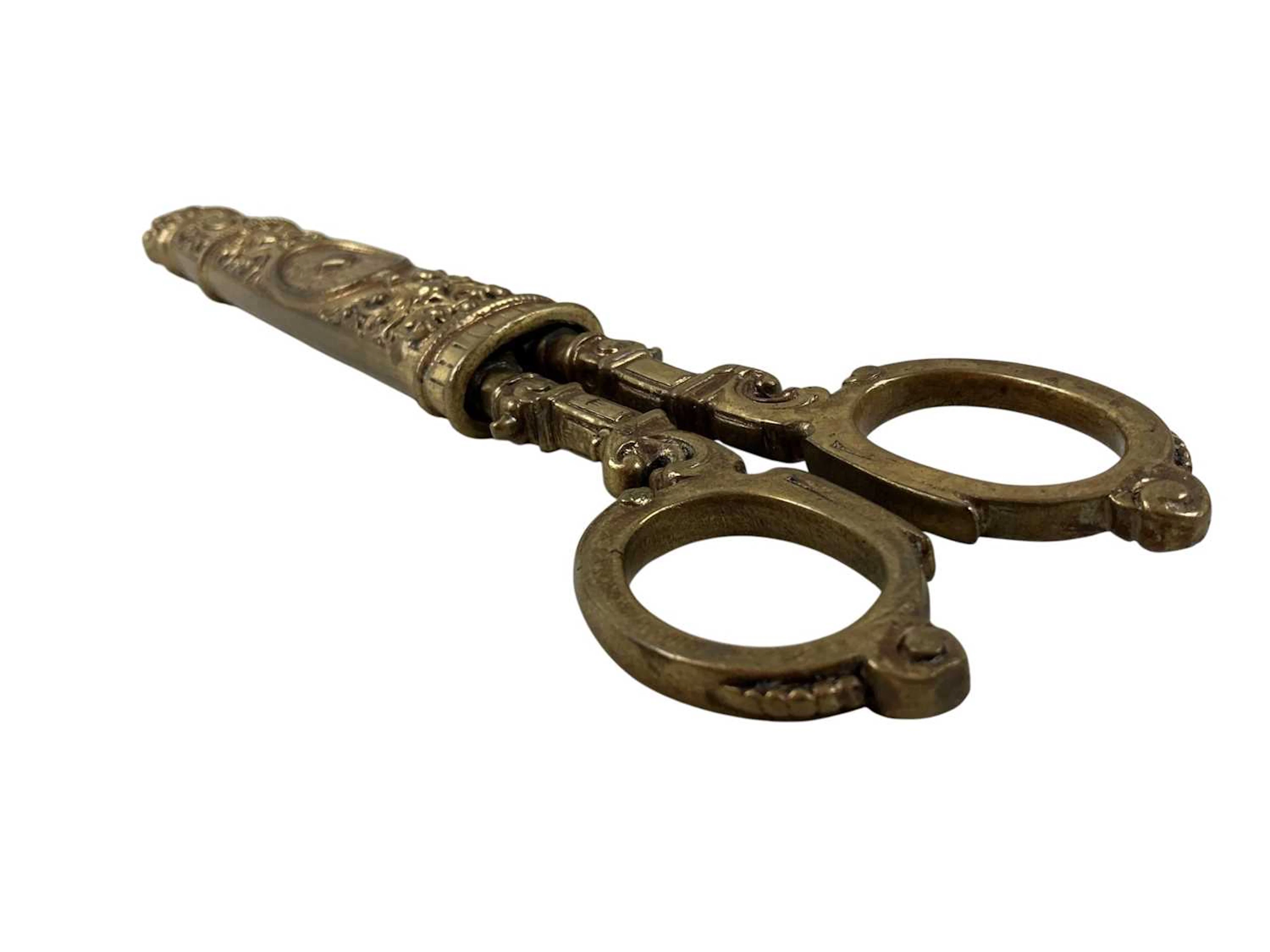PAIR OF GERMAN TAILOR'S SHEARS MID 19TH CENTURY