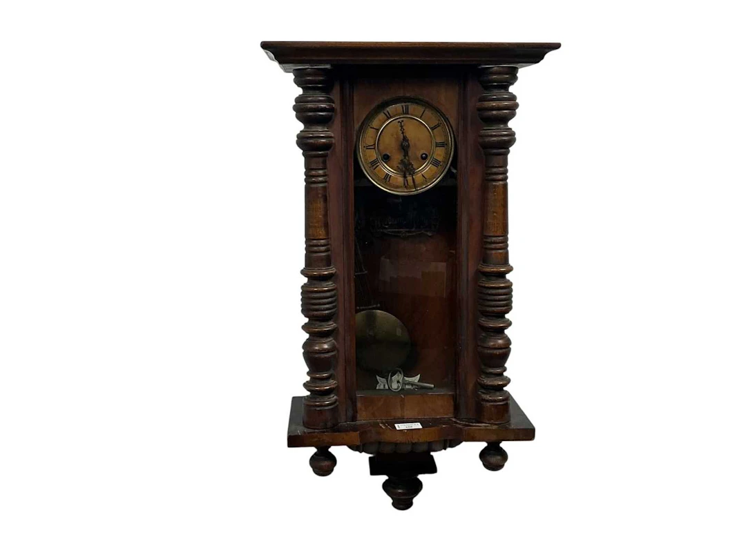 GERMAN WALL CLOCK LATE 19TH CENTURY