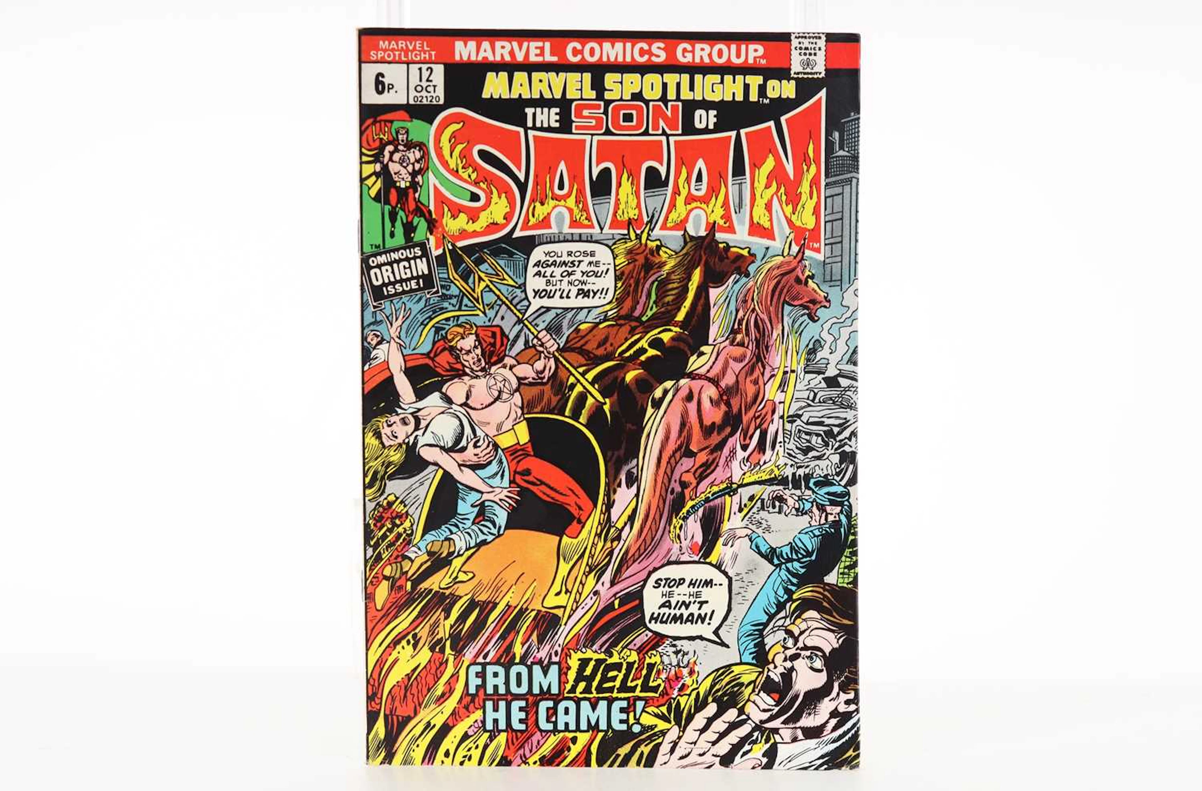 MARVELS SPOTLIGHT- THE SON OF SATAN, ISSUES 12-16 1973-1974
