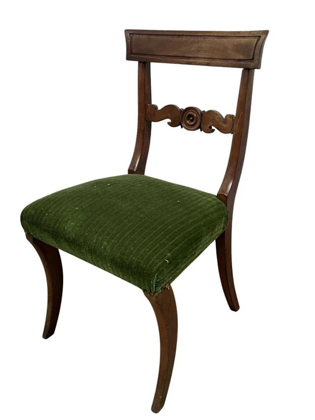 MAHOGANY SIDE CHAIR EARLY 20TH CENTURY