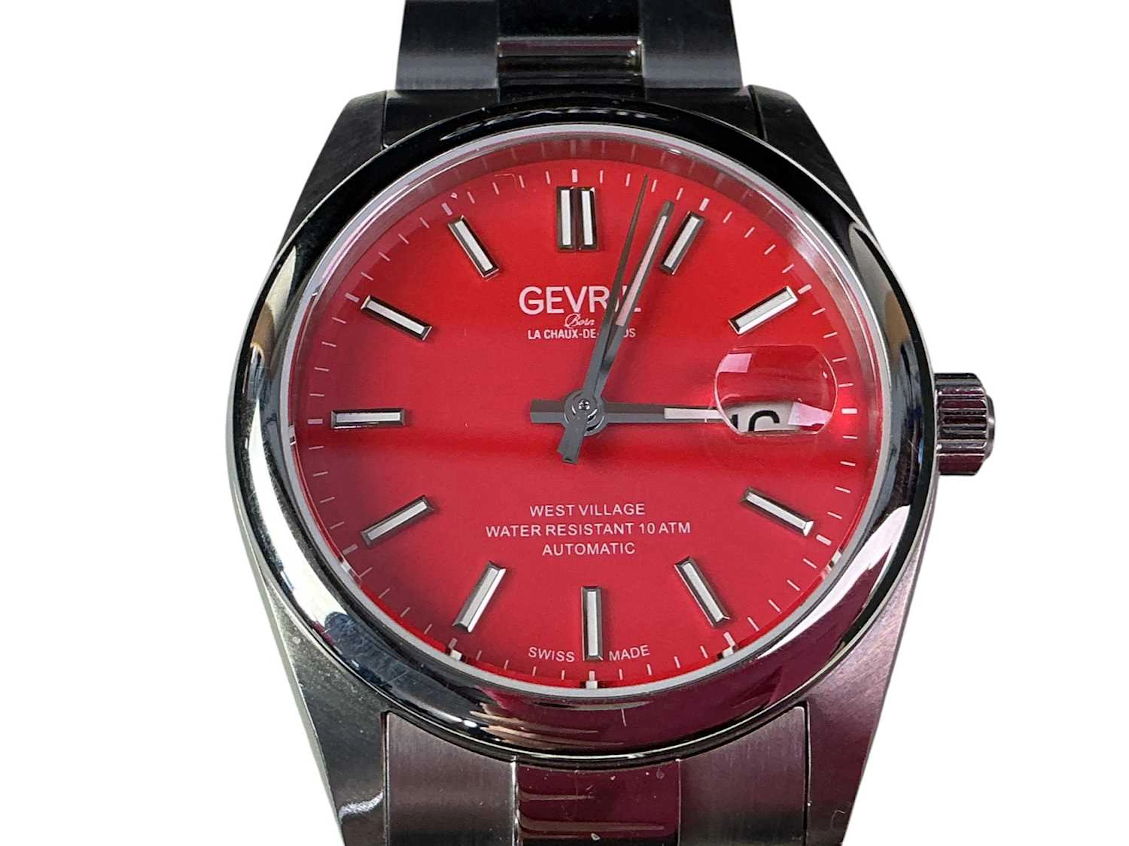 GEVRIL STAINLESS STEEL AUTOMATIC WRIST WATCH