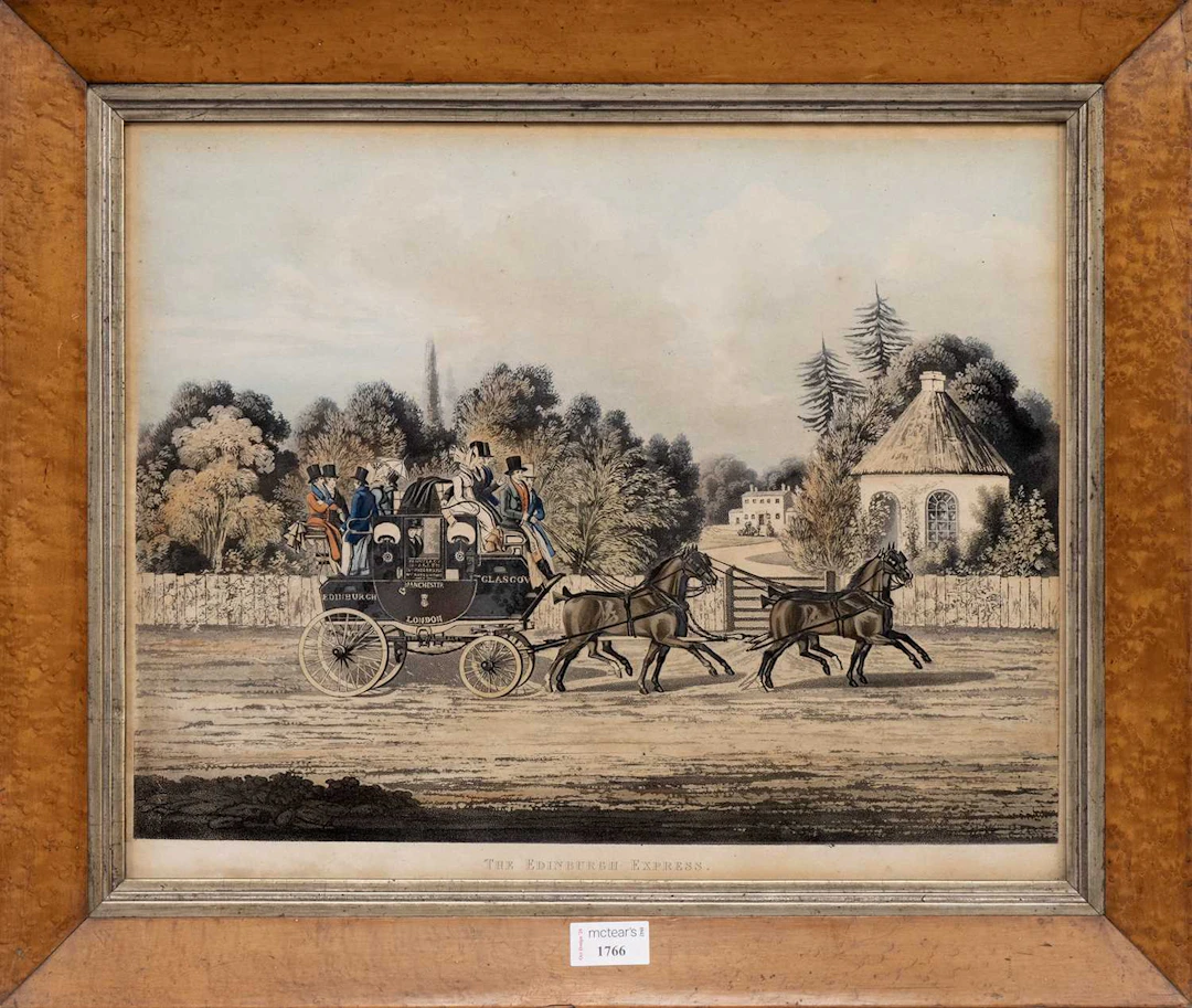 AFTER JAMES POLLARD (BRITISH 1792 - 1867) THE EDINBURGH EXPRESS