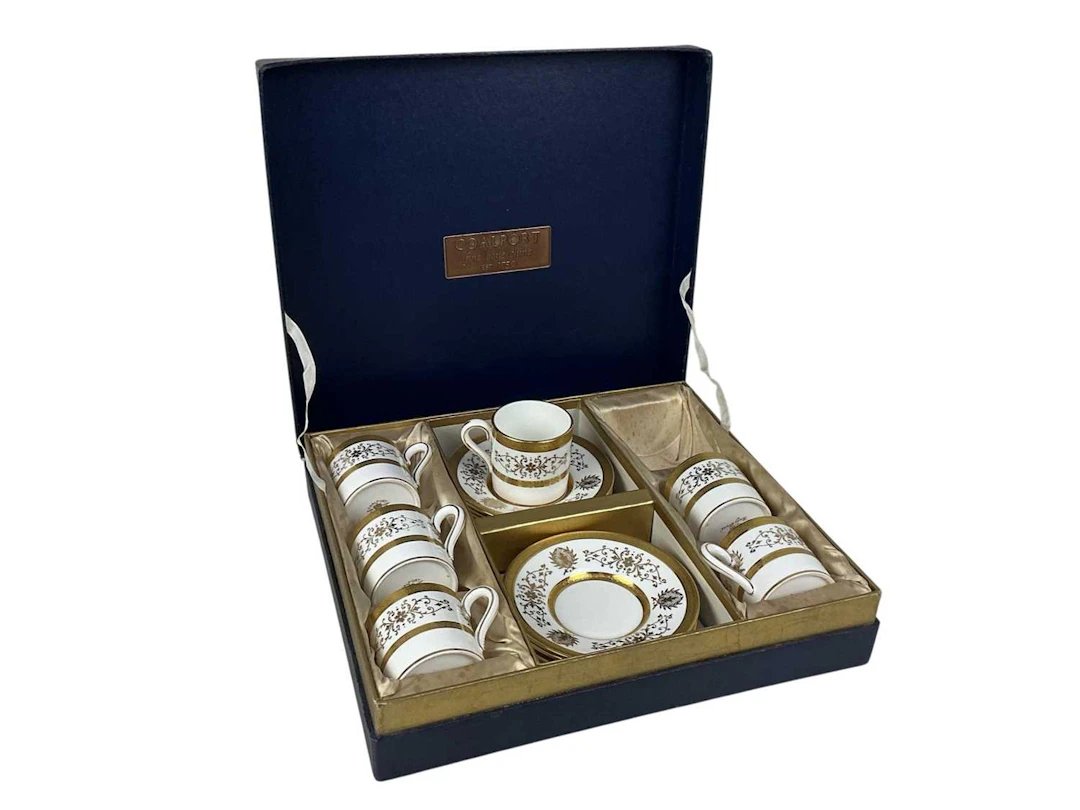 COALPORT COFFEE SERVICE MID 20TH CENTURY
