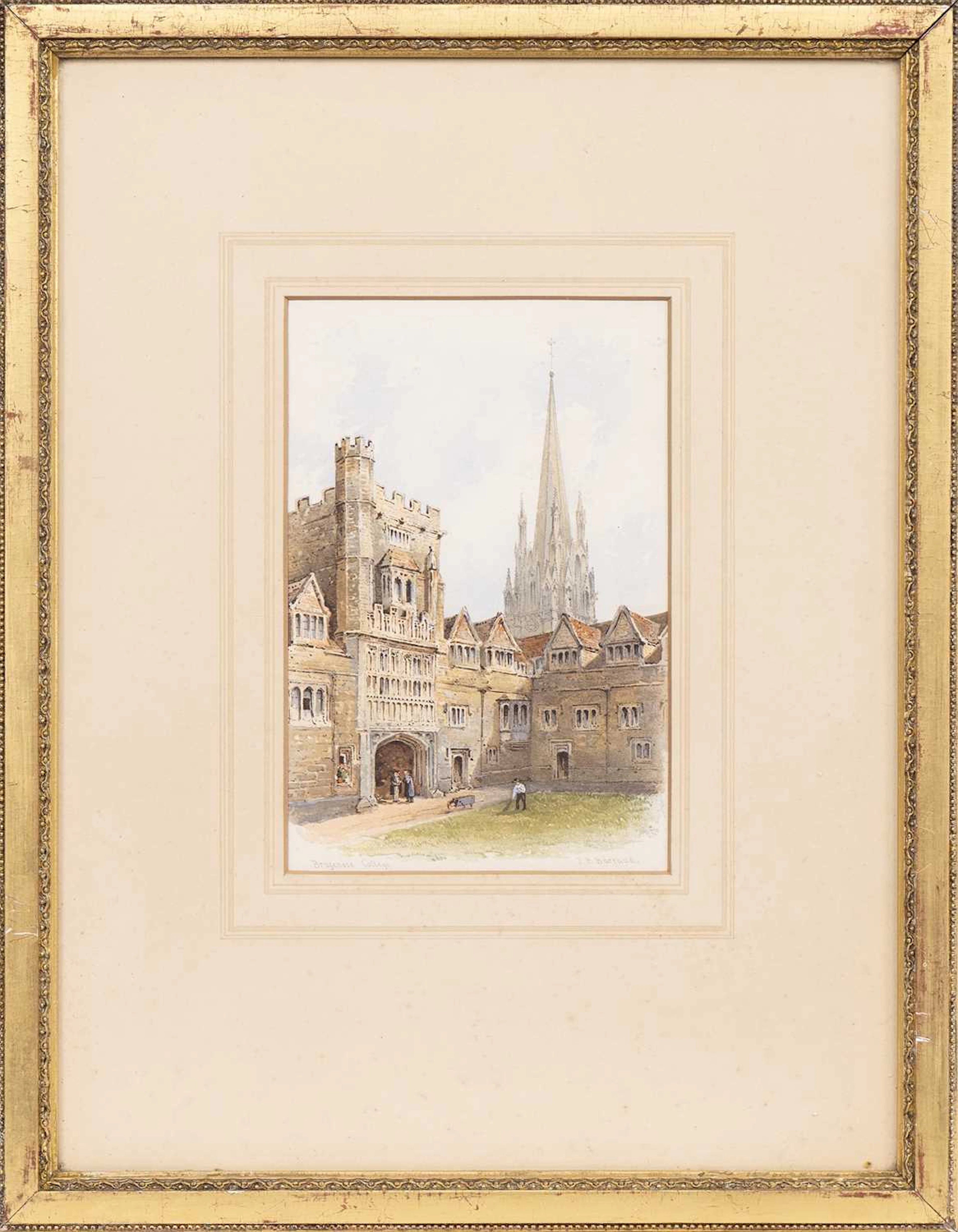 * FRANCIS PHILIP BARRAUD (BRITISH 1824 - 1900) BRAZENOSE COLLEGE