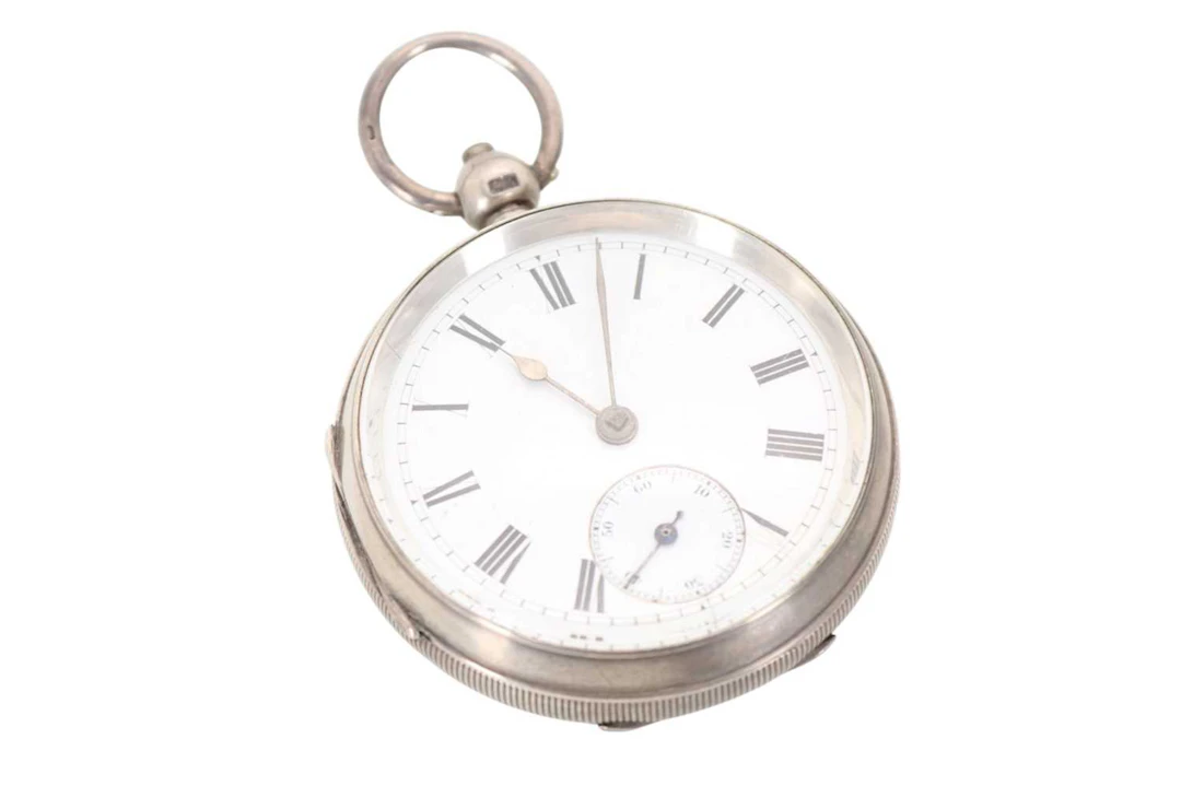 SILVER OPEN FACE POCKET WATCH LATE 19TH/EARLY 20TH CENTURY