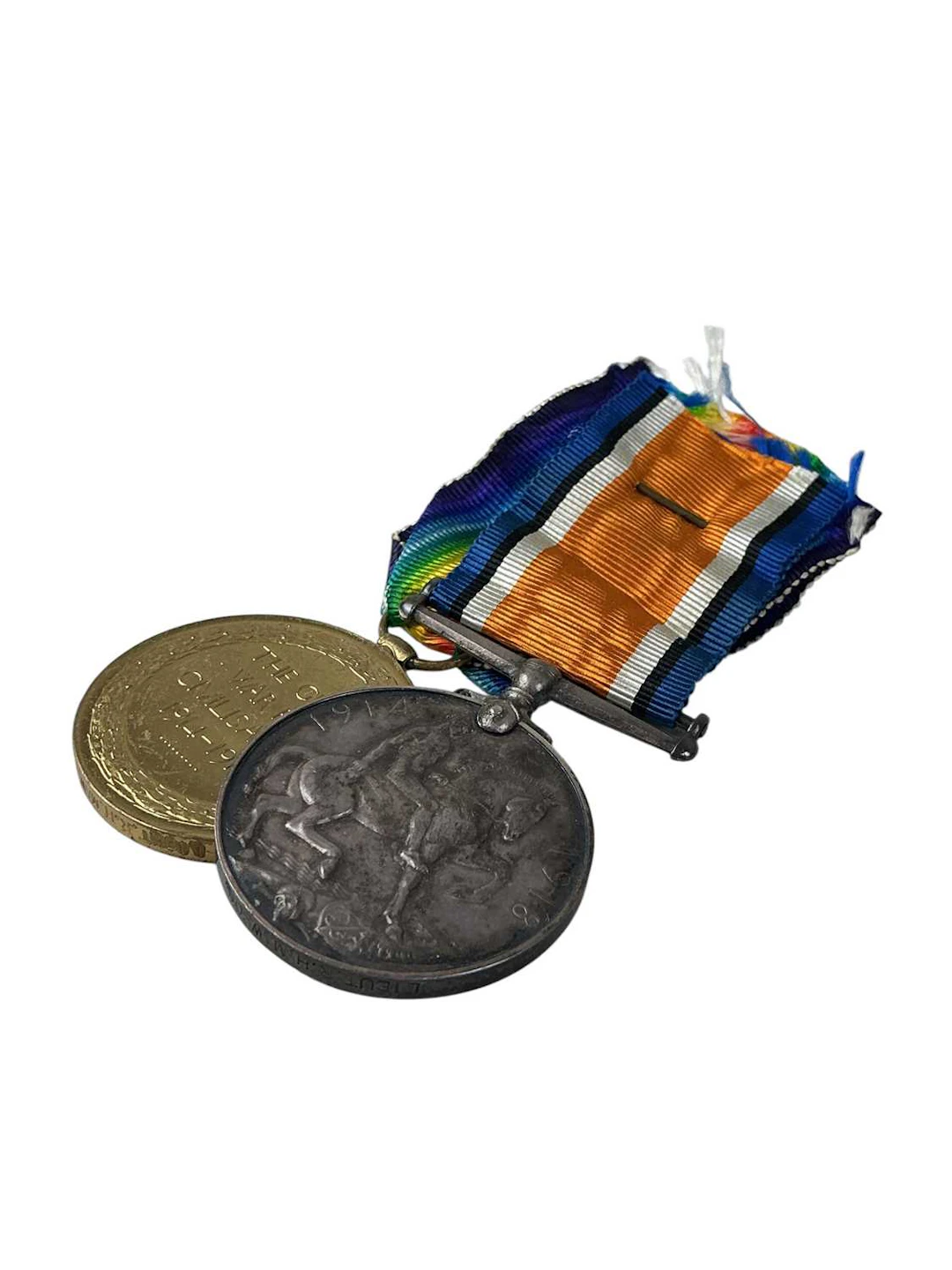 GROUP OF MEDALS ALONG WITH A SOVEREIGN CASE AND CARTWHEEL PENNIES