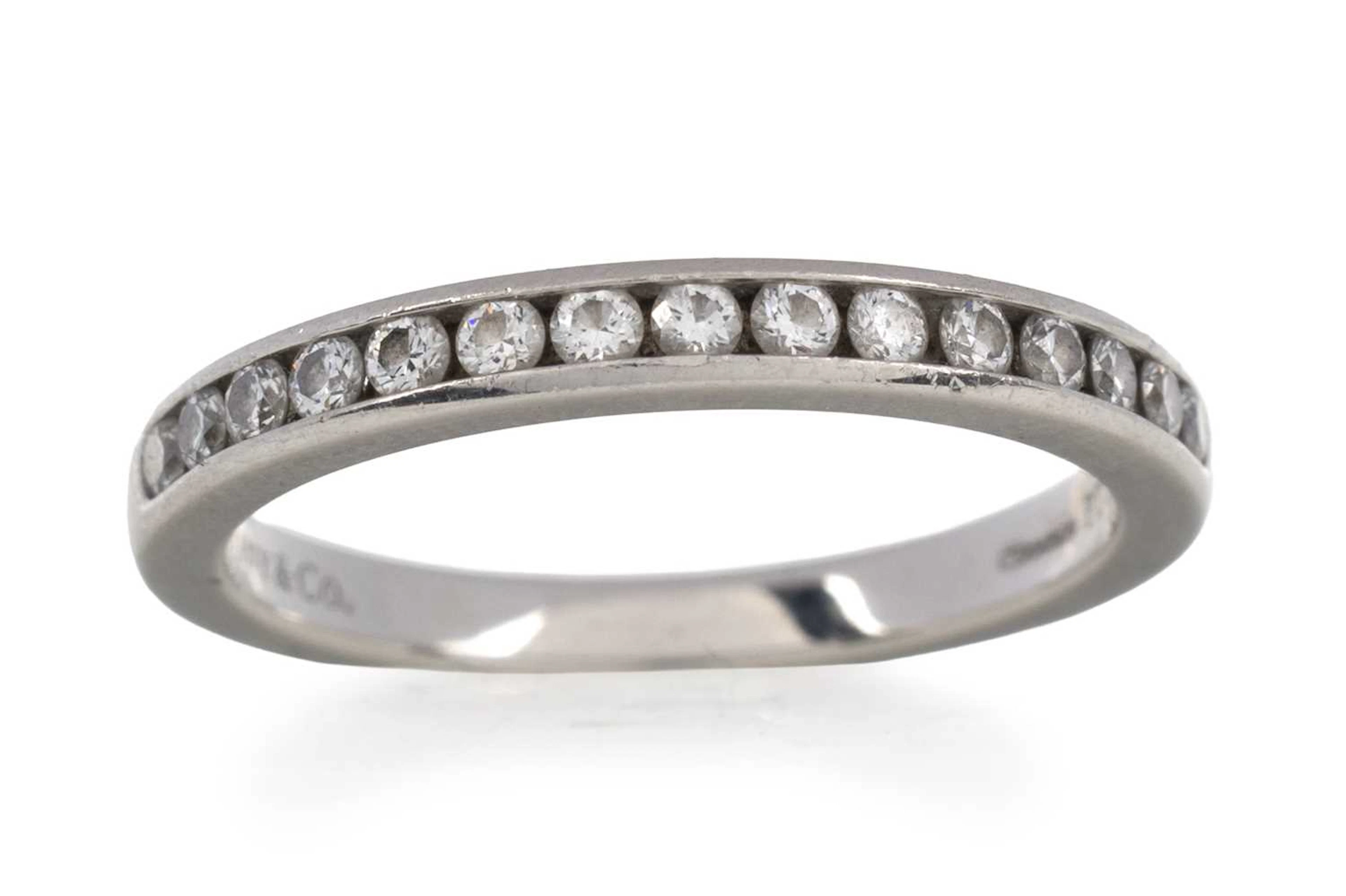 TIFFANY & CO DIAMOND HALF ETERNITY RING