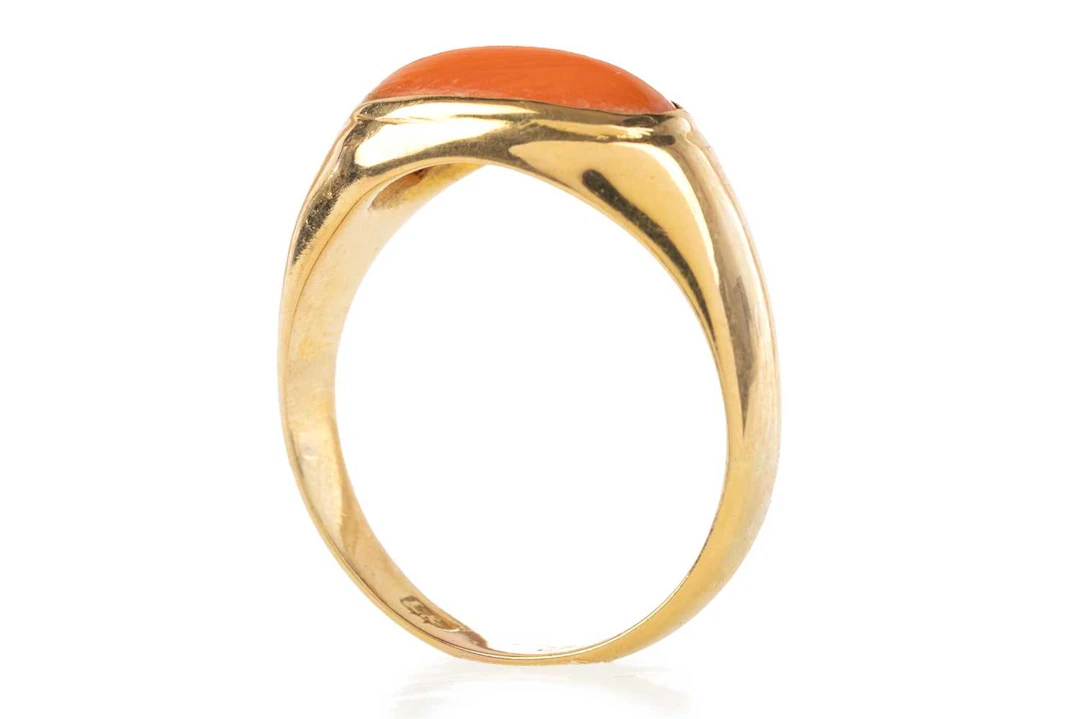 CORAL DRESS RING BIRMINGHAM 1888