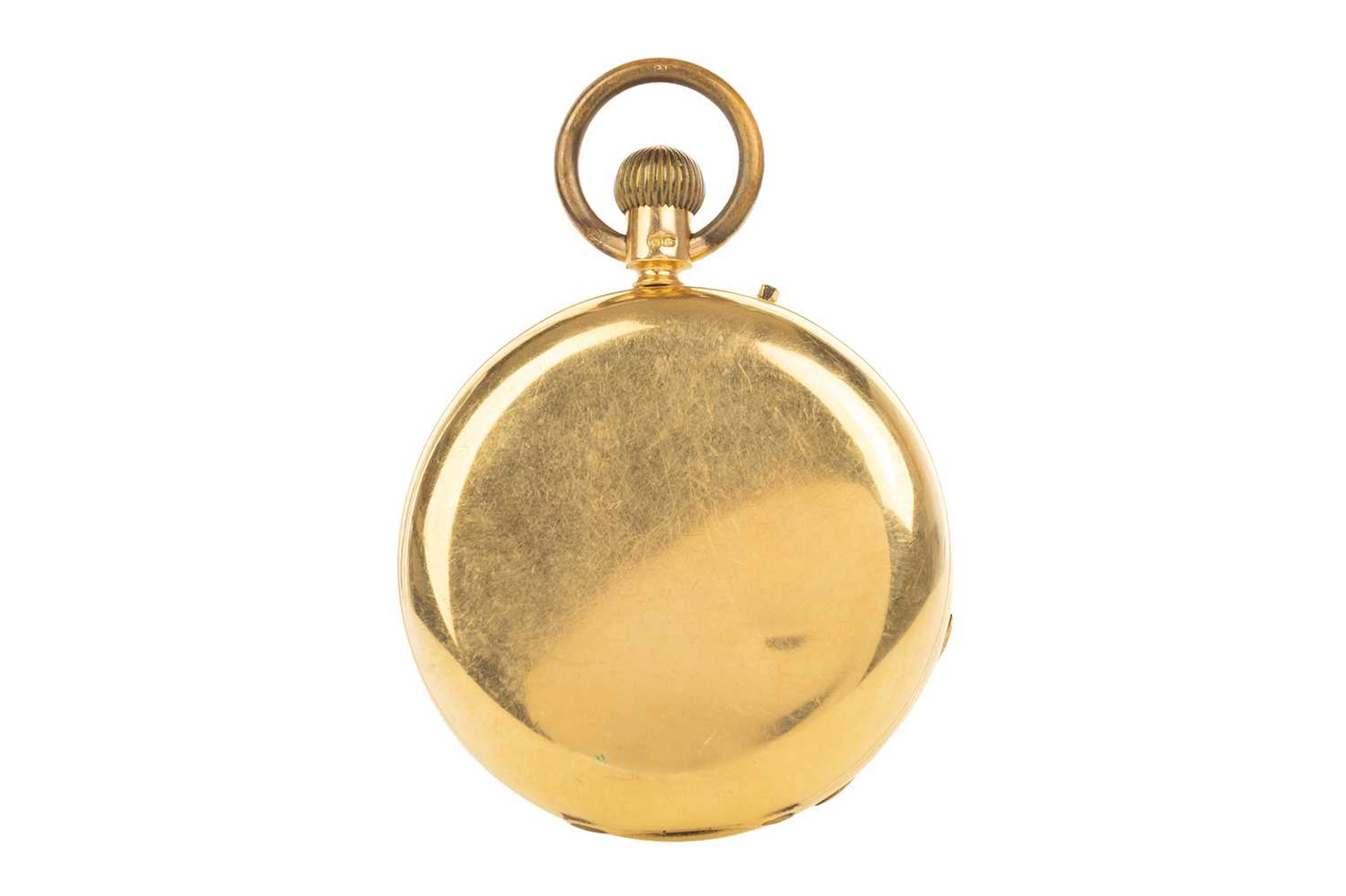 GOLD FULL HUNTER POCKET WATCH LATE 19TH/EARLY 20TH CENTURY