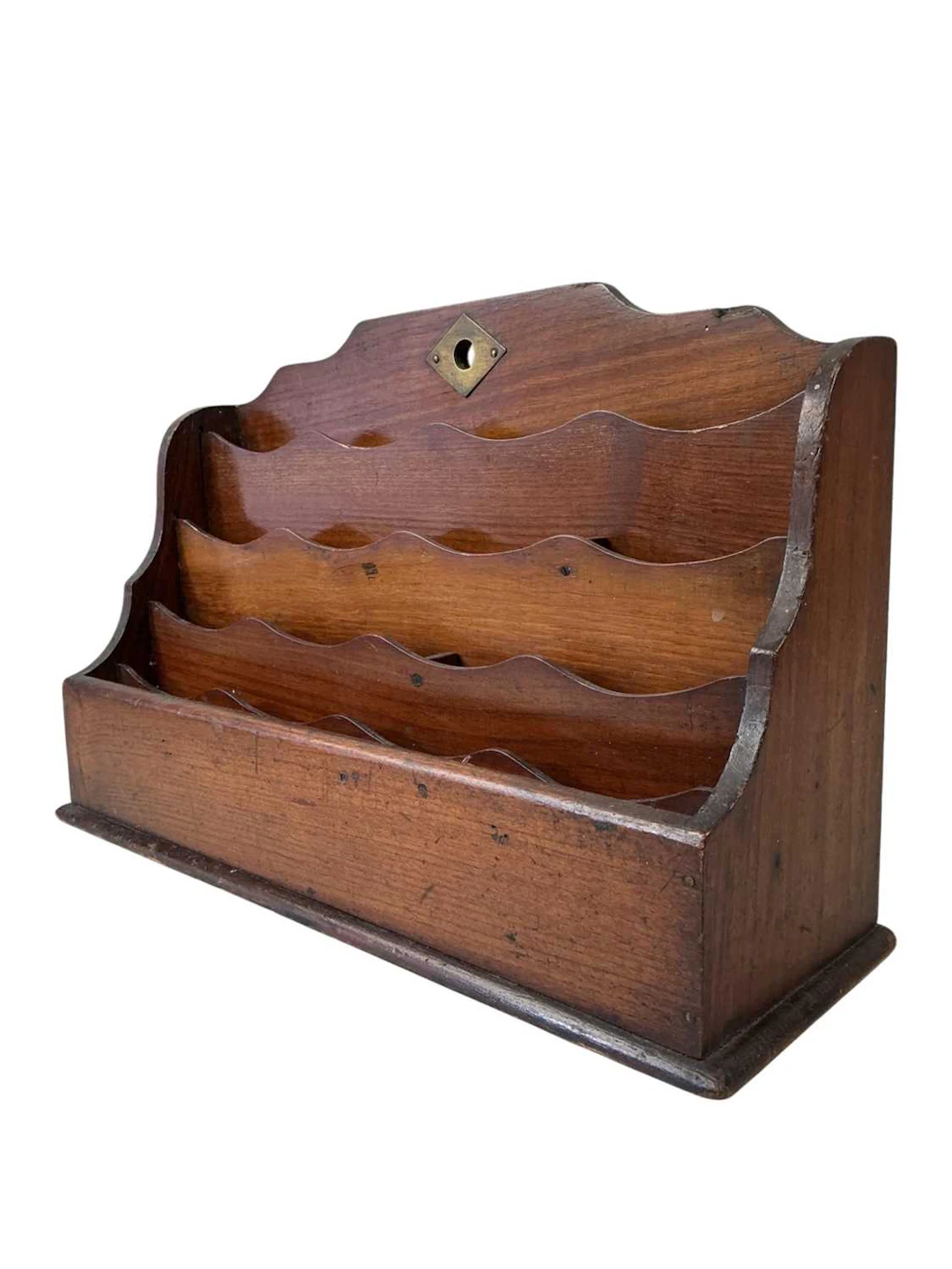 EDWARDIAN OAK LETTER RACK, EAR;Y 20TH CENTURY AND OTHER ITEMS