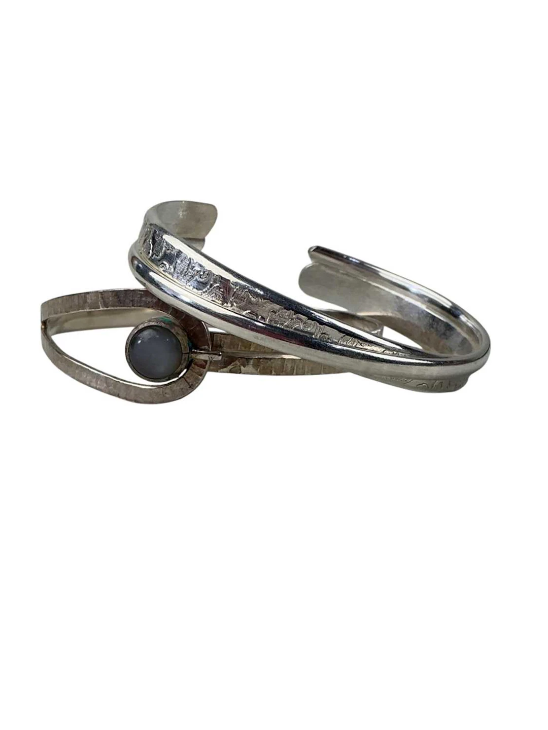 GROUP OF SILVER AND OTHER JEWELLERY LATE 20TH CENTURY