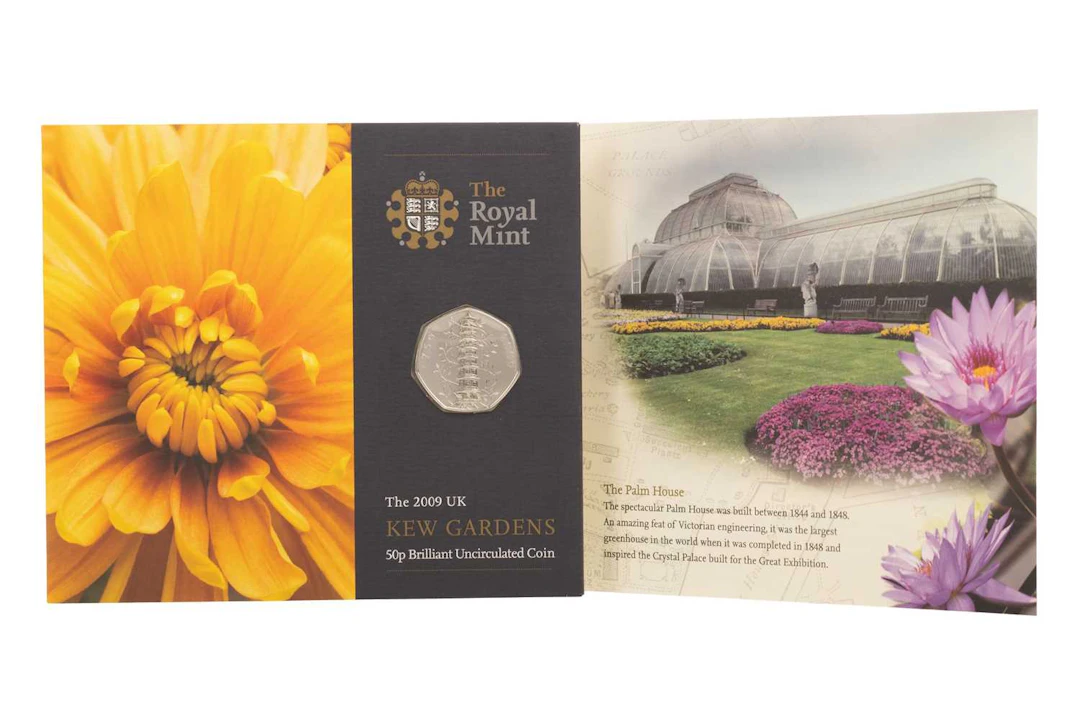 KEW GARDENS 50 PENCE COIN 2009