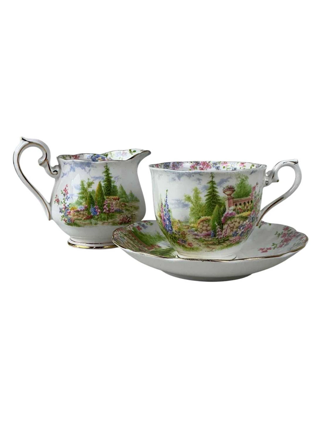 TWO ROYAL ALBERT PART TEA SERVICE LATE 20TH CENTURY