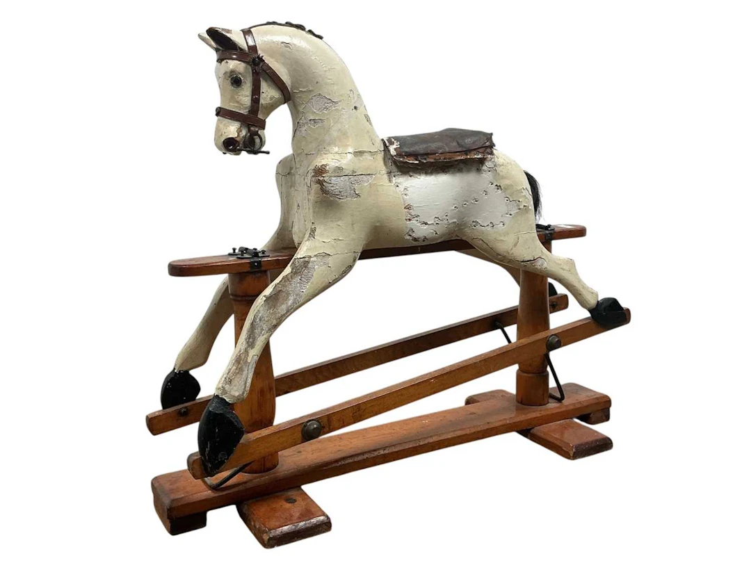 CHILD'S ROCKING HORSE EARLY 20TH CENTURY