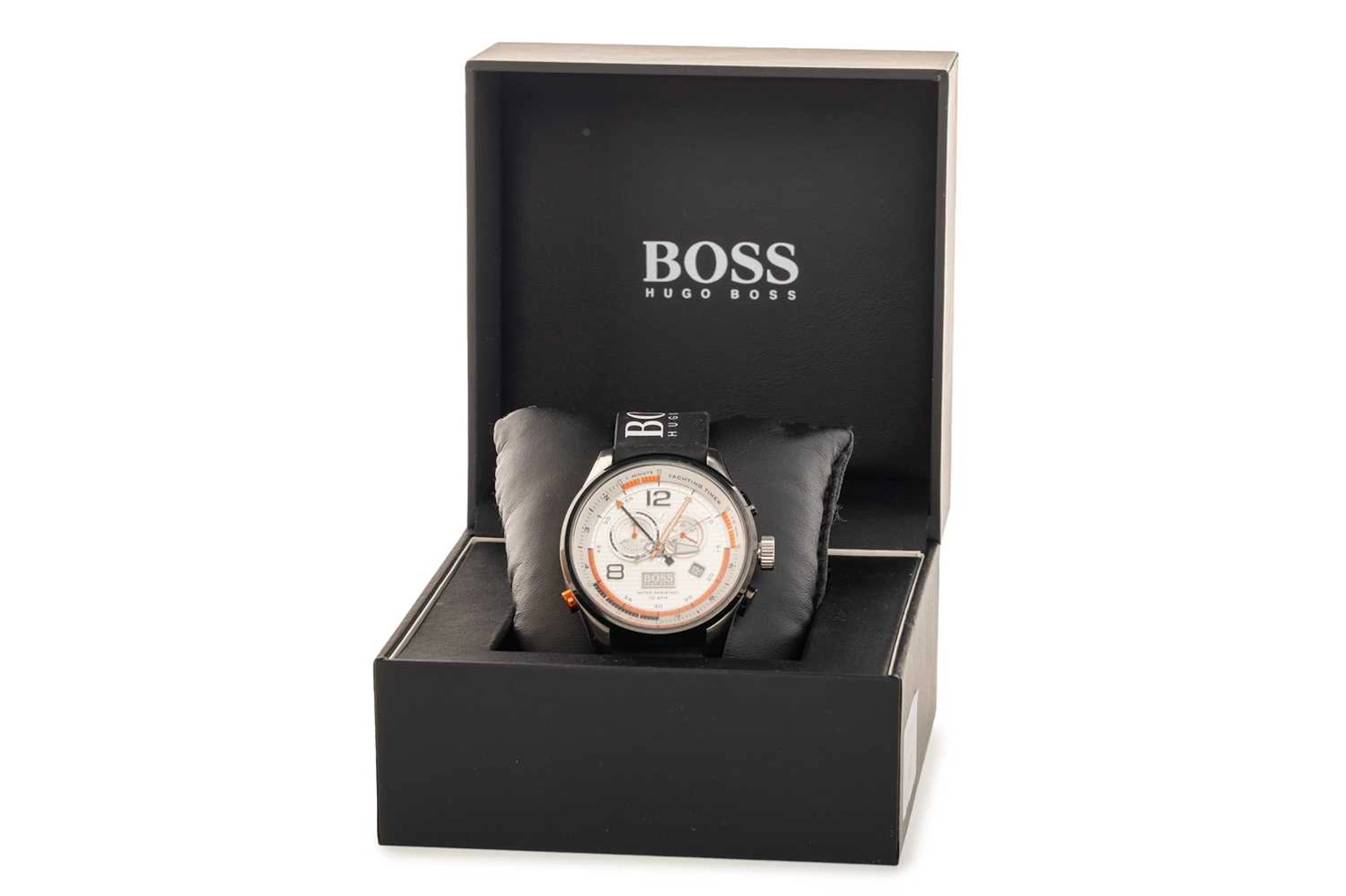 HUGO BOSS REGATTA STAINLESS STEEL QUARTZ WRIST WATCH