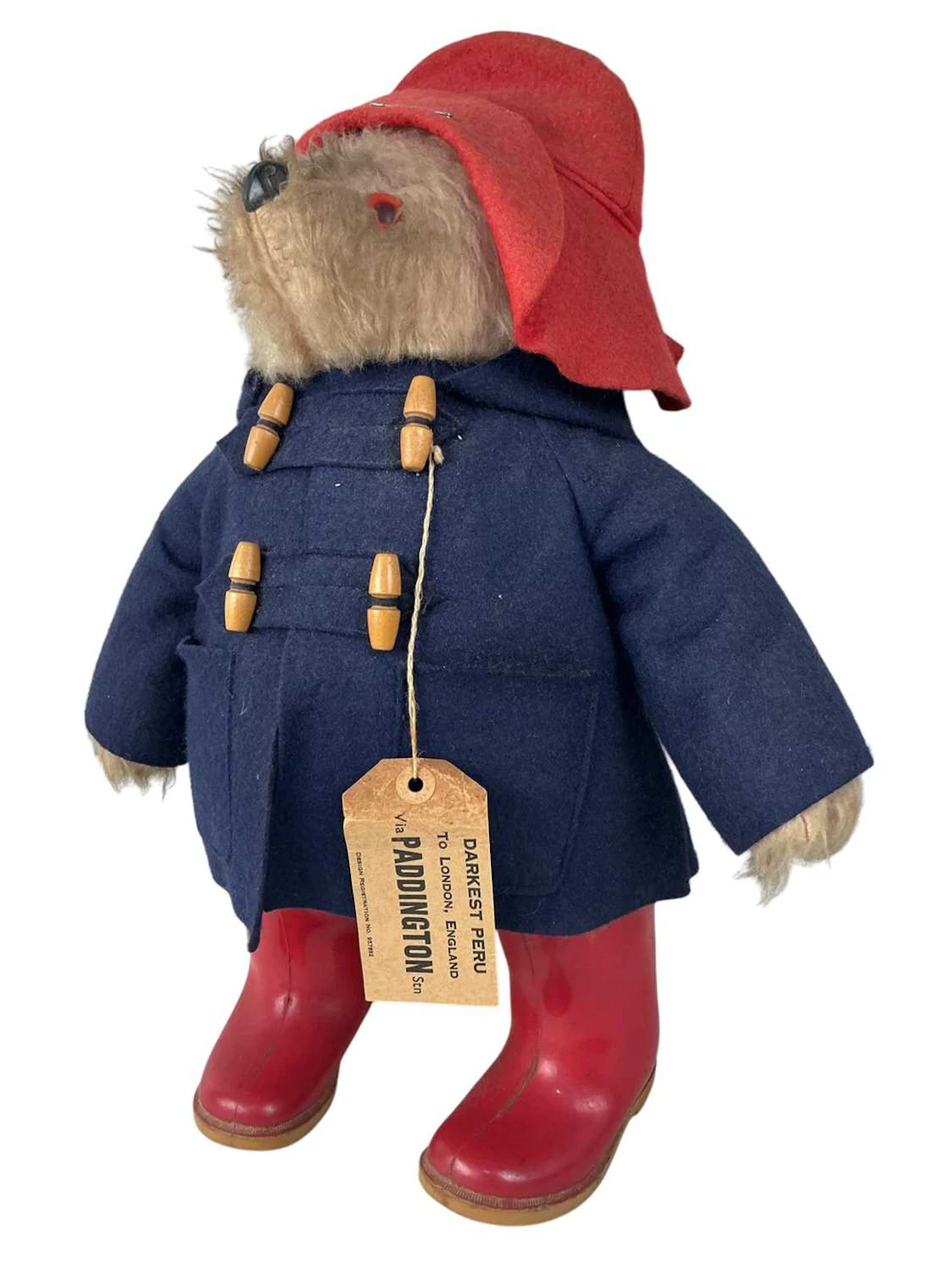VINTAGE PADDINGTON BEAR SOFT TOY, MID 20TH CENTURY AND OTHER TOYS