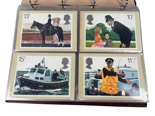 GROUP OF POST OFFICE PICTURE CARDS, LATE 20TH CENTURY AND OTHER ITEMS