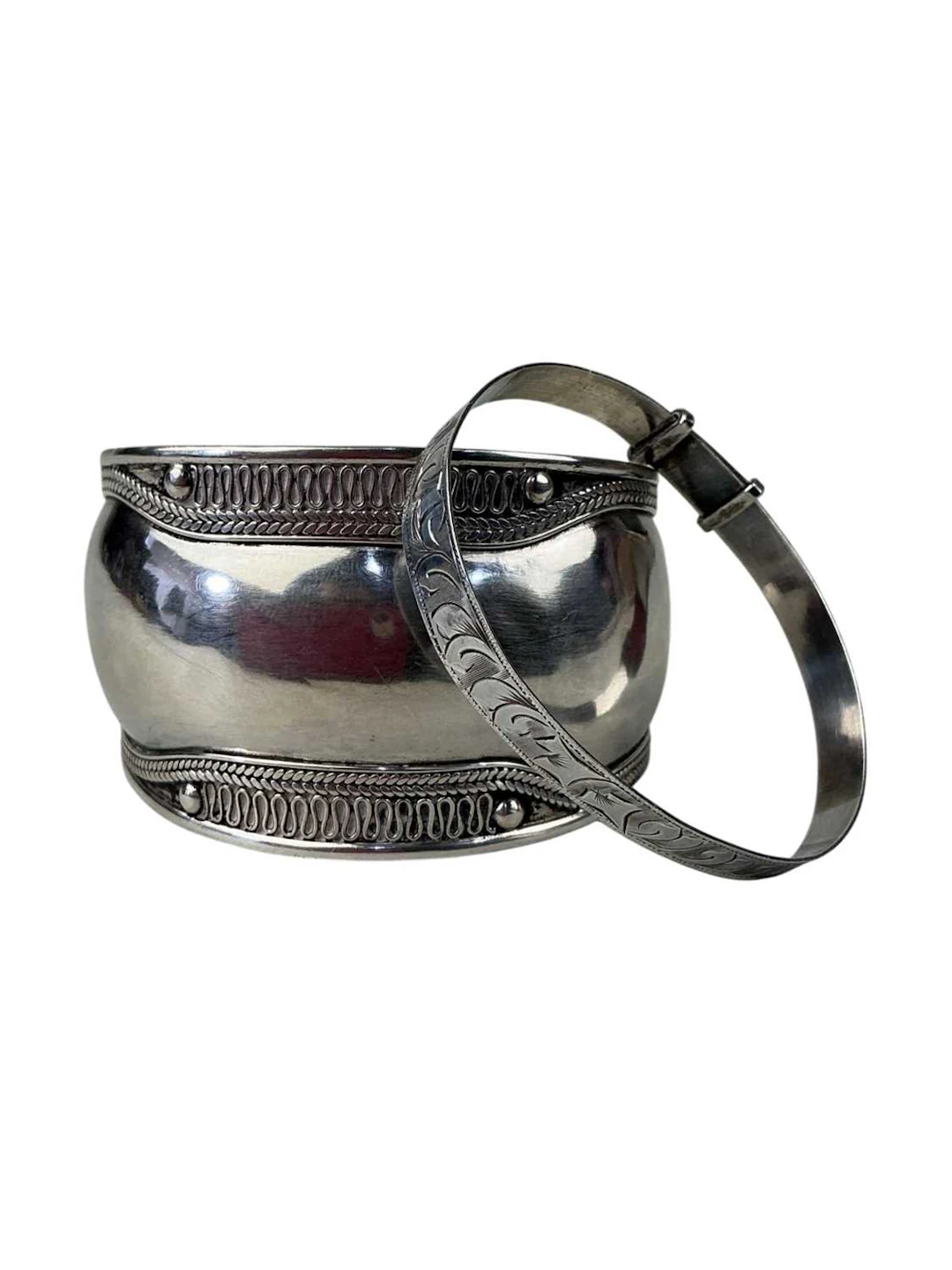 GROUP OF SILVER JEWELLERY LATE 20TH CENTURY