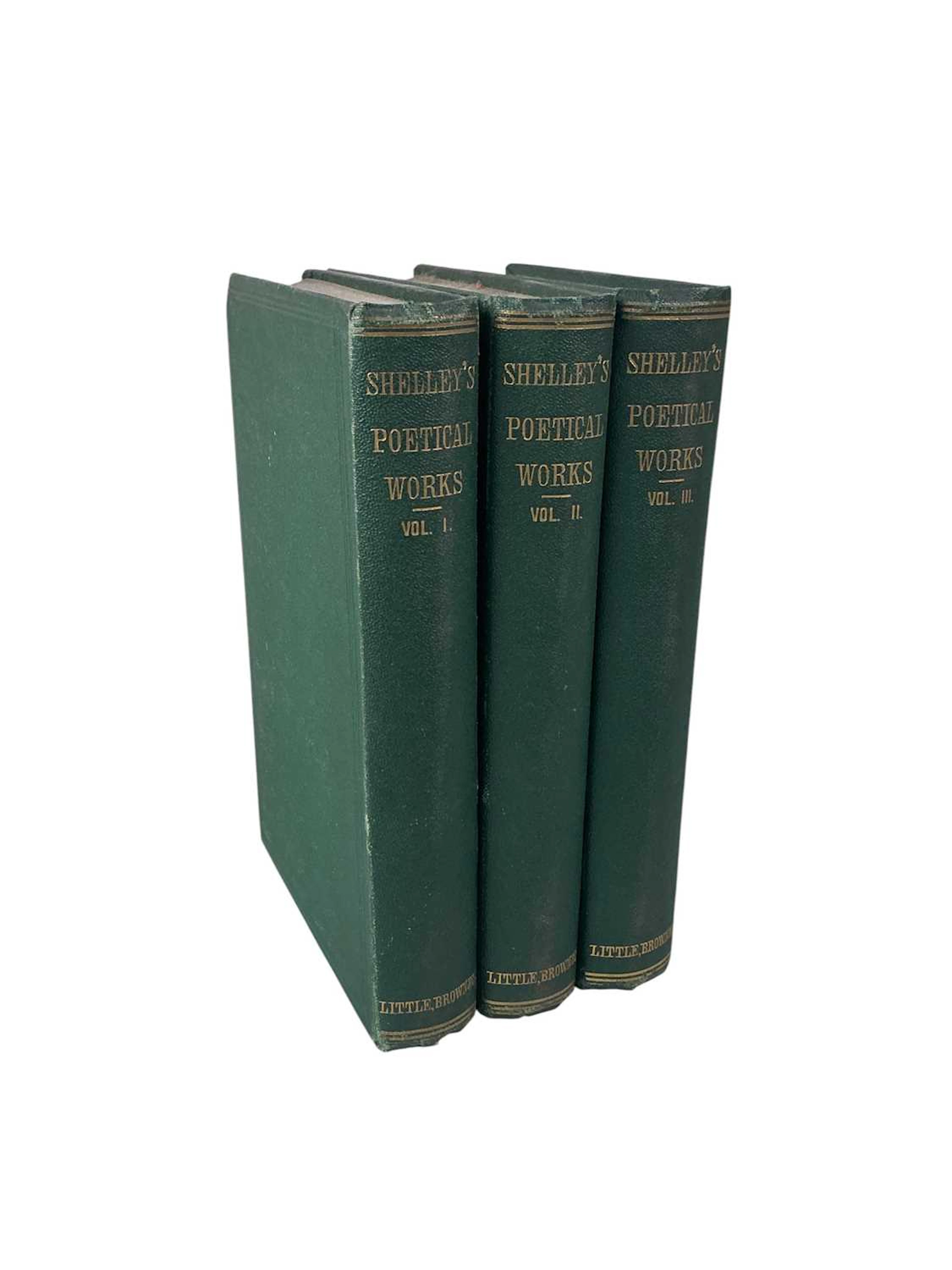 SHELLEY'S POETICAL WORKS LATE 19TH CENTURY