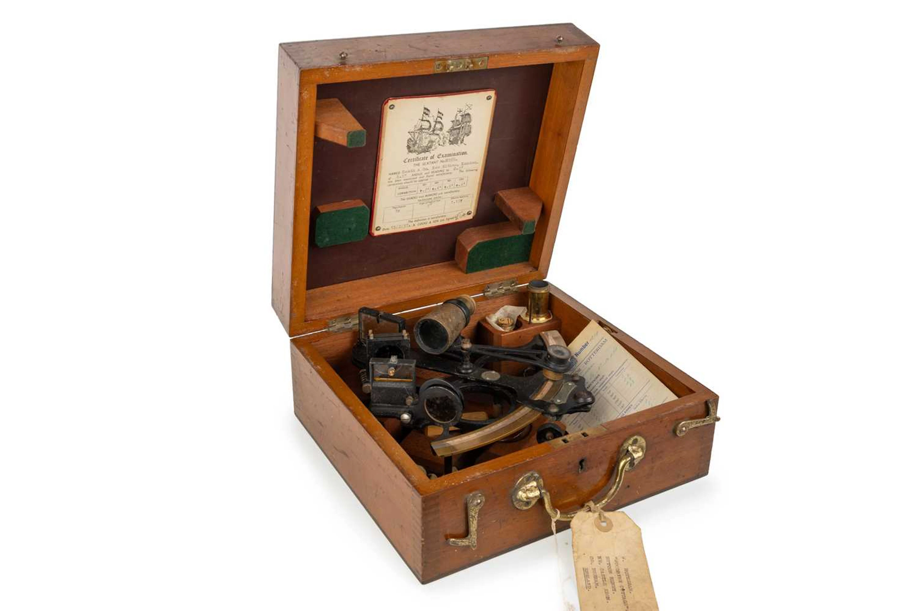 KEITH & CO OF LONDON, BRASS SEXTANT EARLY 20TH CENTURY